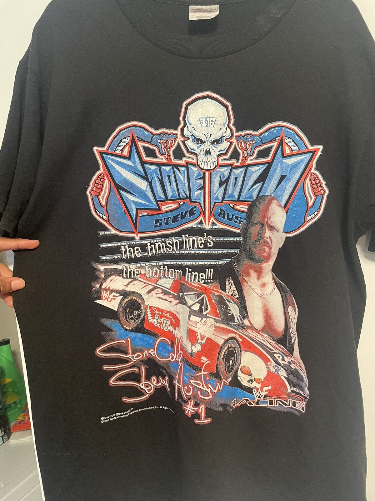 Vintage × WWE Vintage Stone Cold NASCAR Size US L / EU 52-54 / 3 - 2 Thumbnail