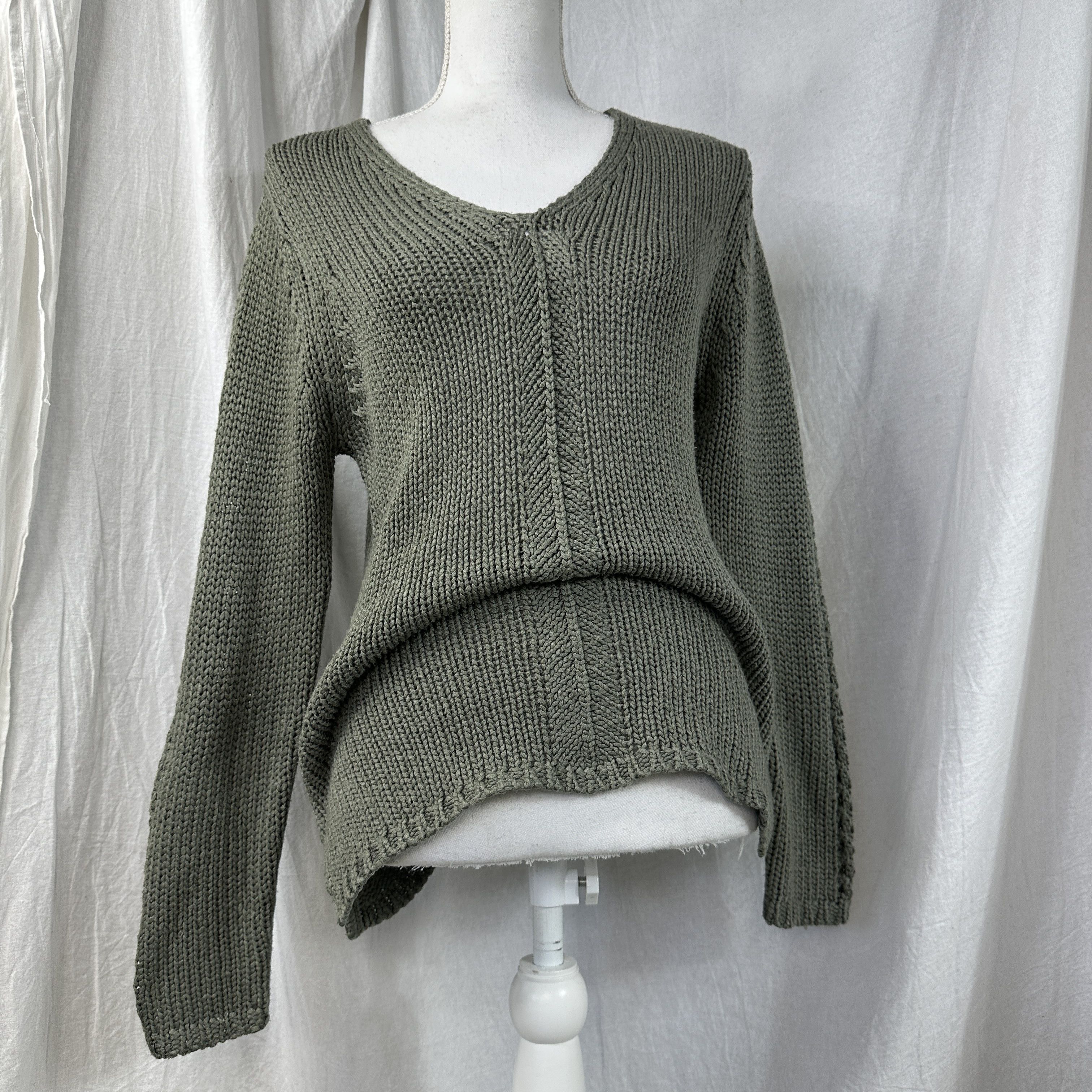 Vintage Vintage Casual Preppy Old Money Mesh Sweater 00s Size US M / EU 48-50 / 2 - 2 Thumbnail