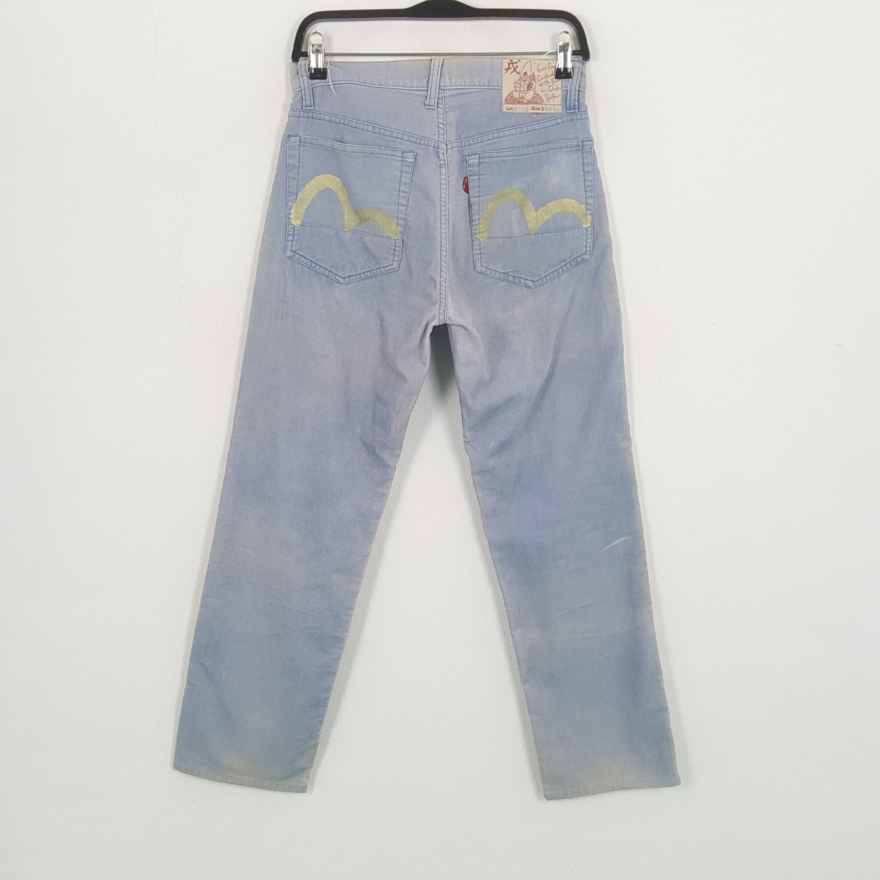 Japanese Brand × Vintage EVISU Japanese Brand Custom Daicock Style Velvet Jeans Size US 28 / EU 44 - 4 Thumbnail