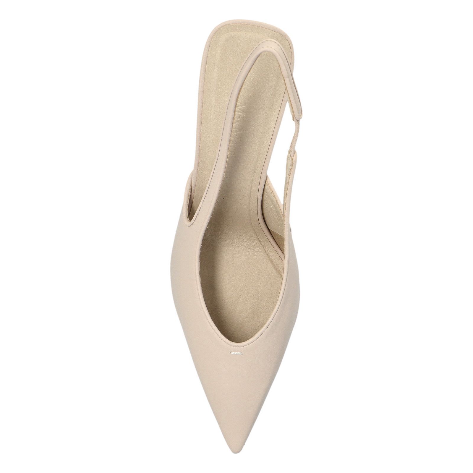 Max Mara MAX MARA Softsling White Leather Sandals New & Authentic (Wo Size US 6 / IT 36 - 4 Thumbnail