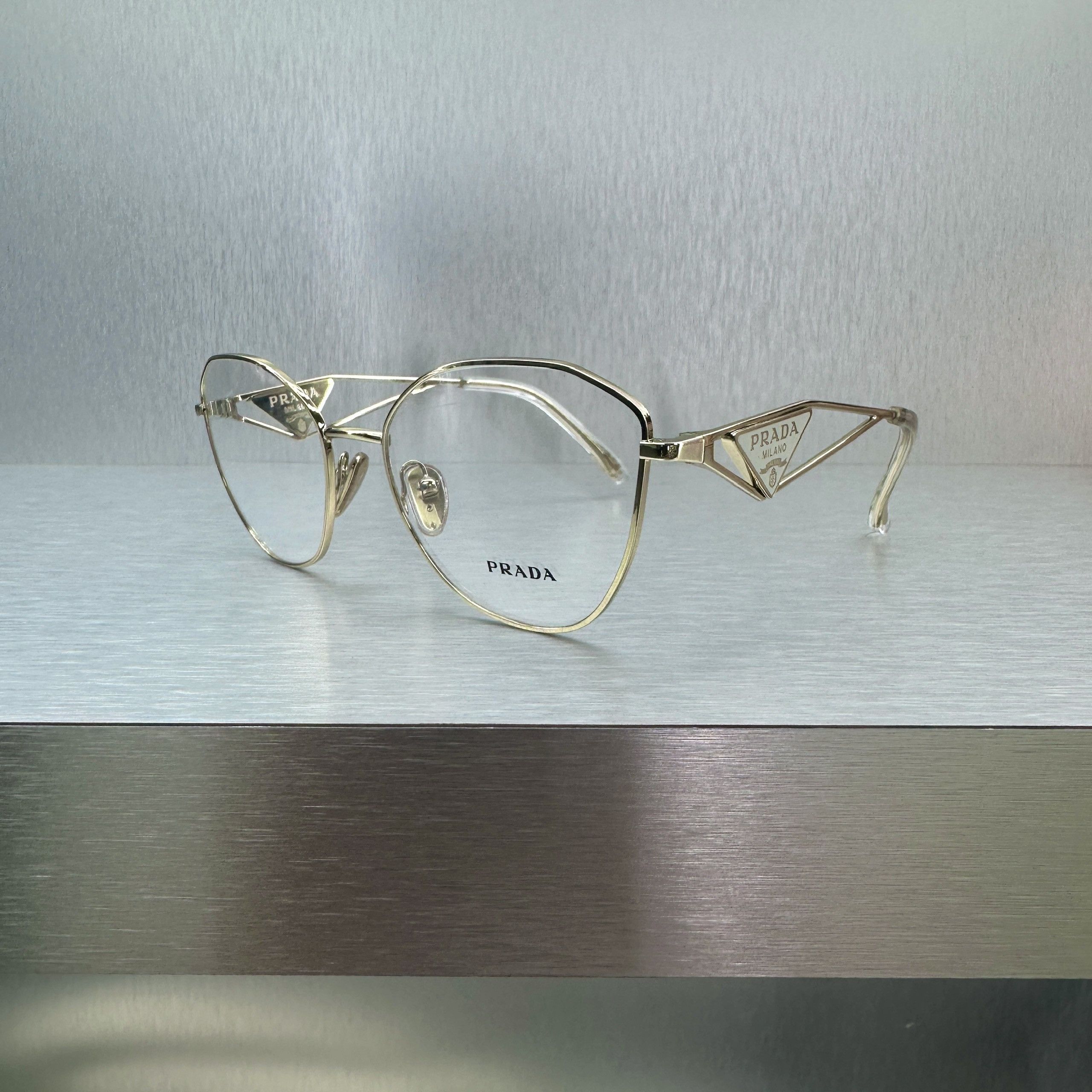 Prada PRADA 0PR 52ZV ZVN1O1 PALE GOLD Size ONE SIZE - 6 Thumbnail