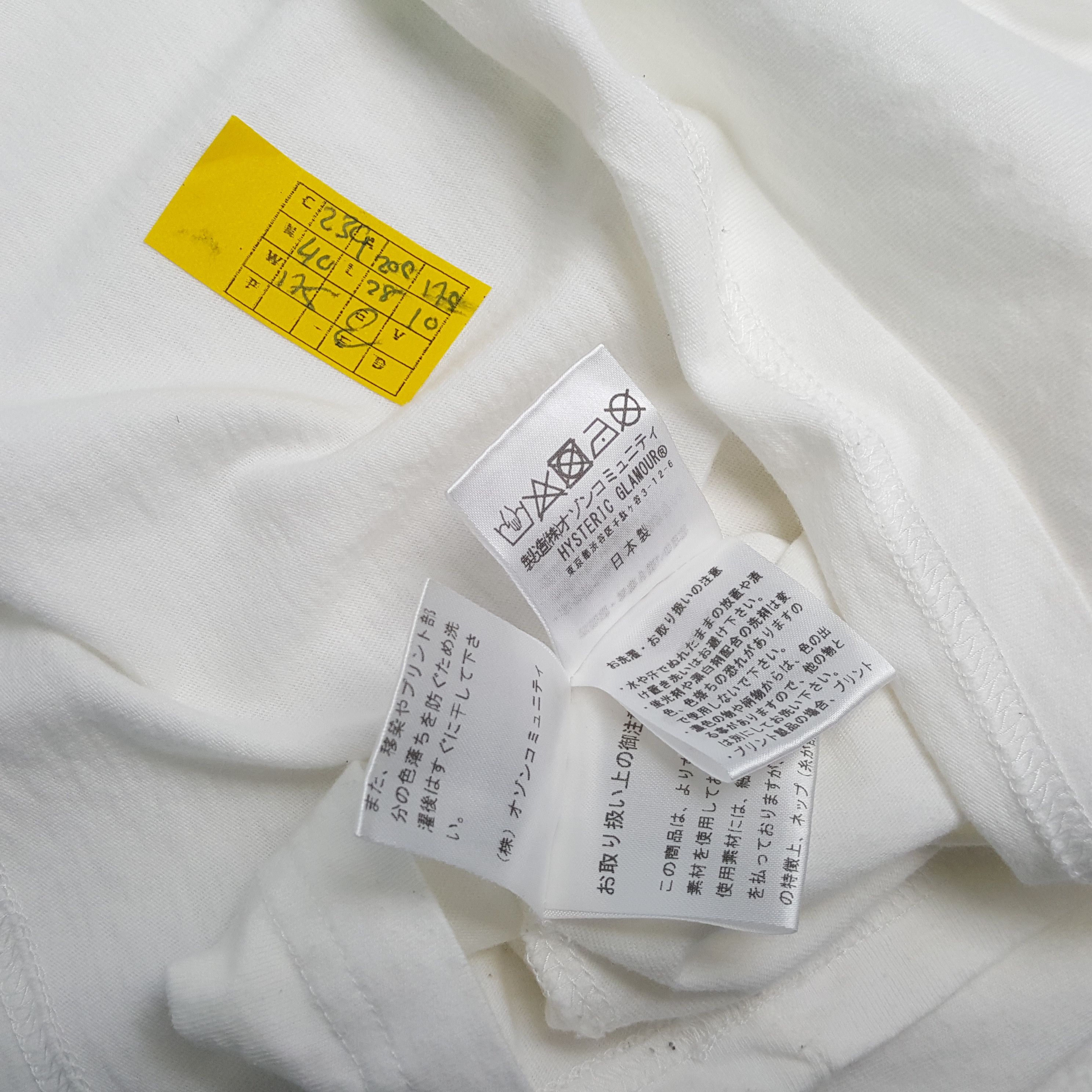 Hysteric Glamour × Japanese Brand × Vintage Vintage HYSTERIC GLAMOUR Japanese Fashion Brand T-Shirts Size US M / EU 48-50 / 2 - 4 Thumbnail