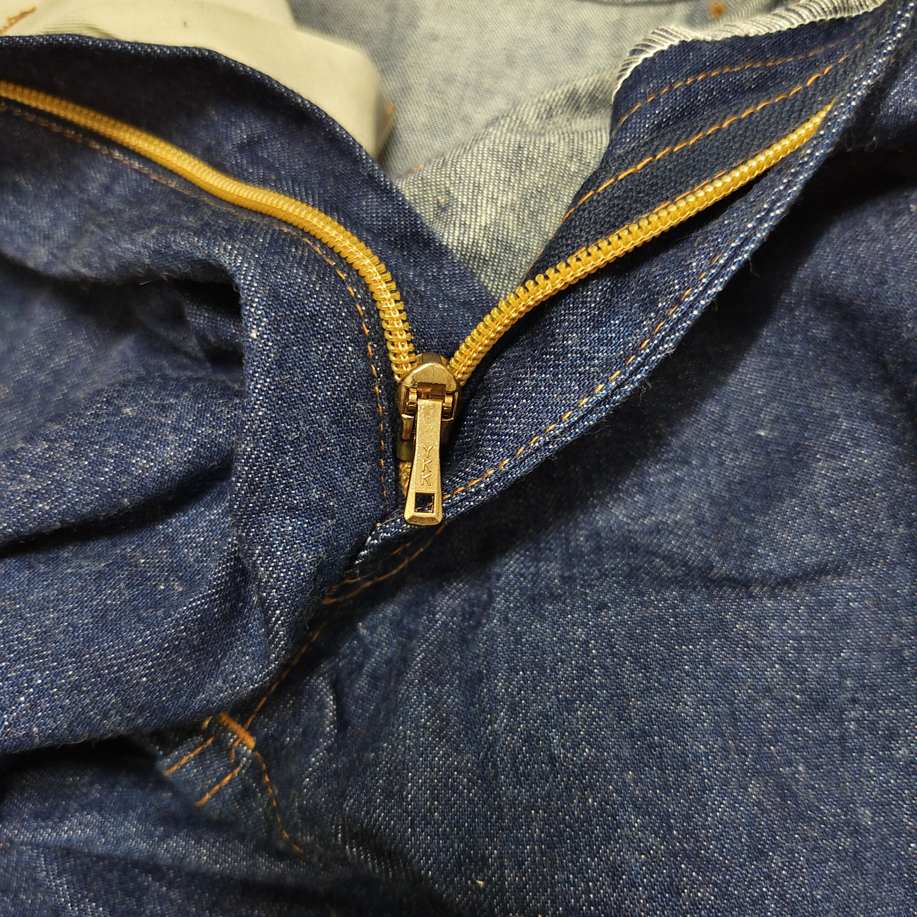 Japanese Brand Vintage 70s YKK Flare Denim Jean Size US 31 - 12 Thumbnail