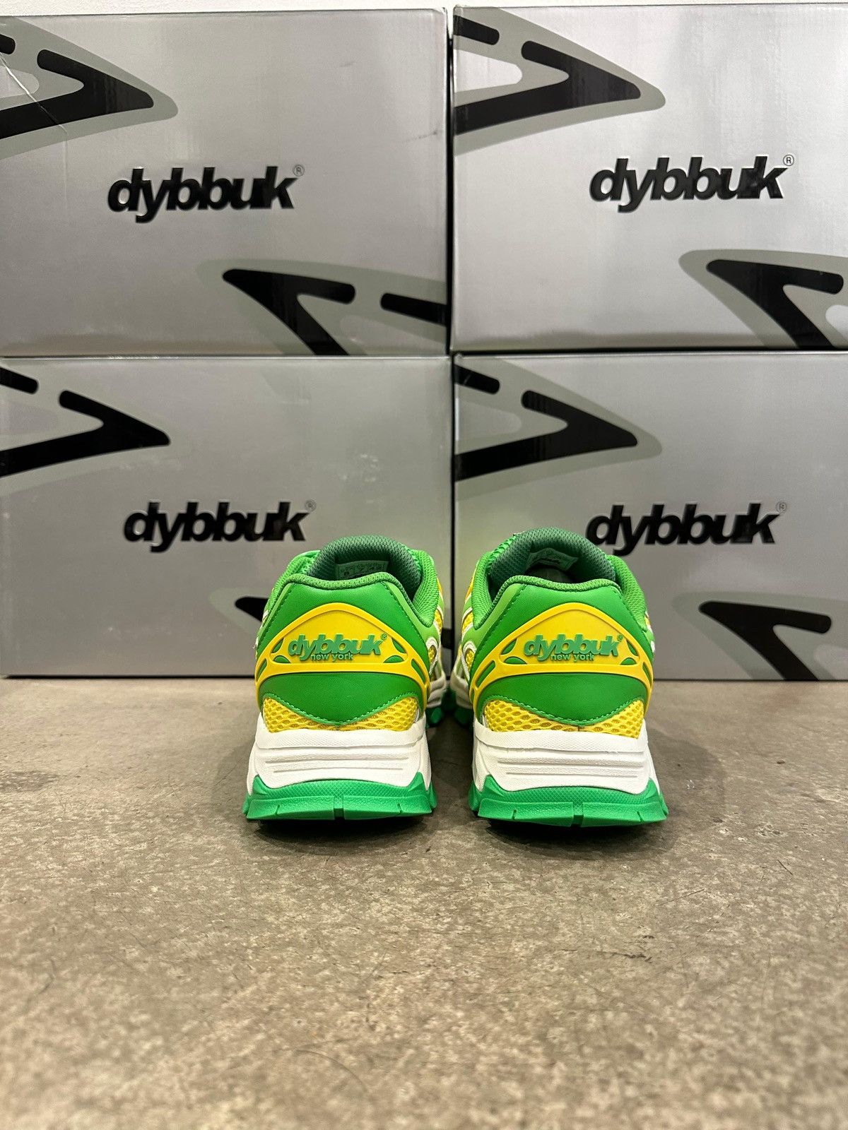 Dybbuk DYBBUK - Vortex V.2 Sneakers Yellow Green Size US 9 / EU 42 - 4 Thumbnail