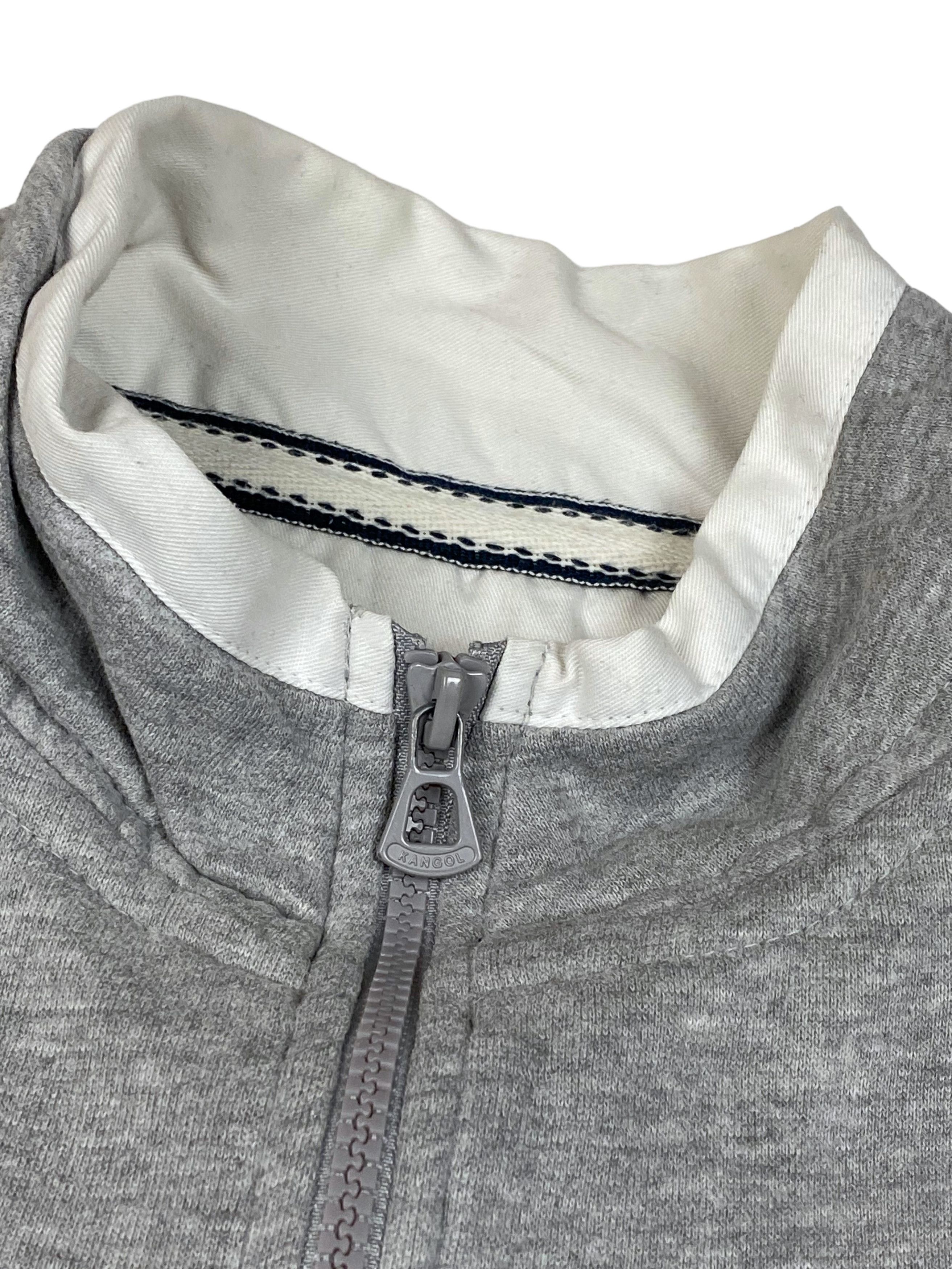 Kangol Vintage KANGOL Grey 1.3 Zip Sweatshirt M750 Size US XXL / EU 58 / 5 - 5 Thumbnail