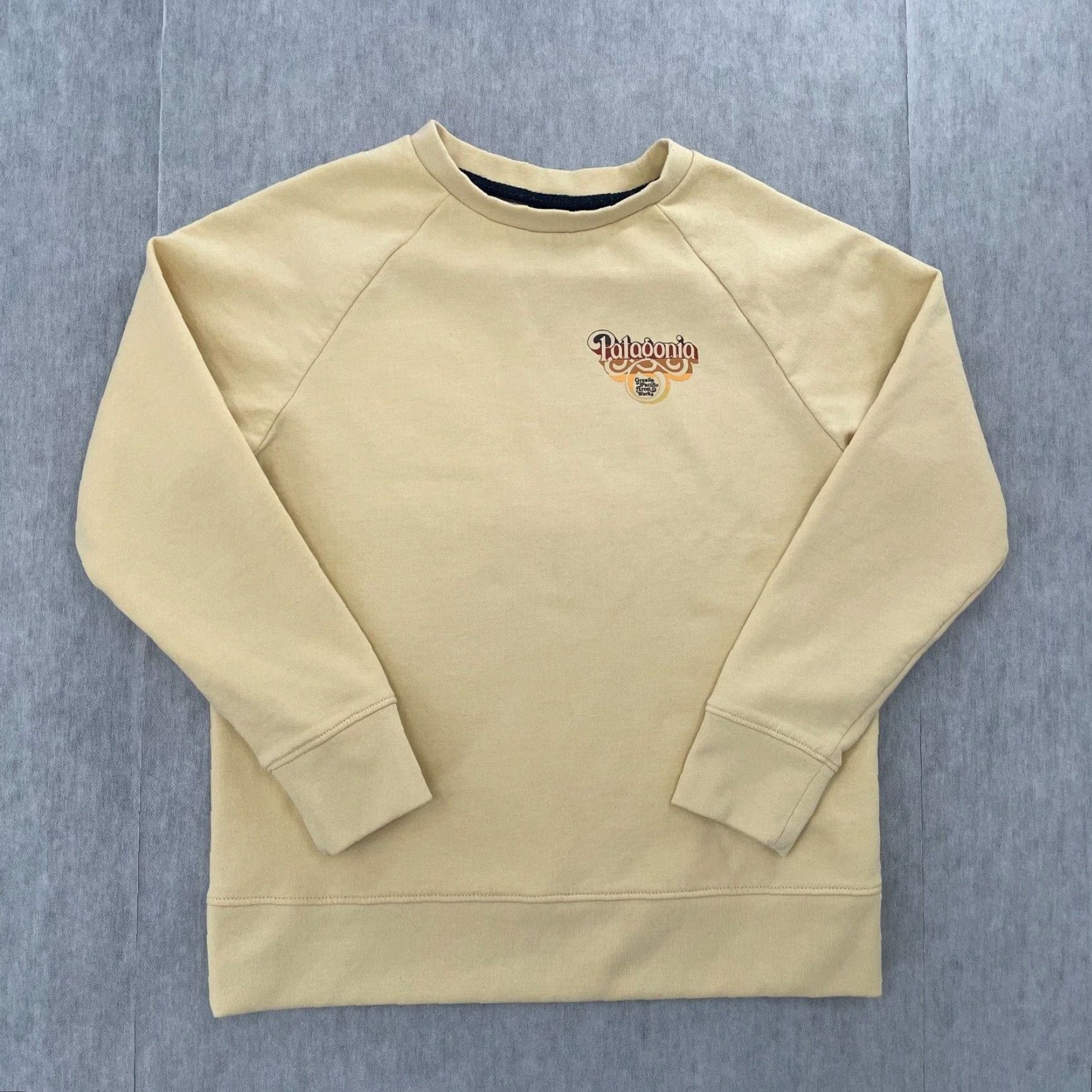 Patagonia Patagonia Sweater Womens Medium Yellow Crew Neck Great Pacific Iron Works Ladies Size M / US 6-8 / IT 42-44 - 2 Thumbnail