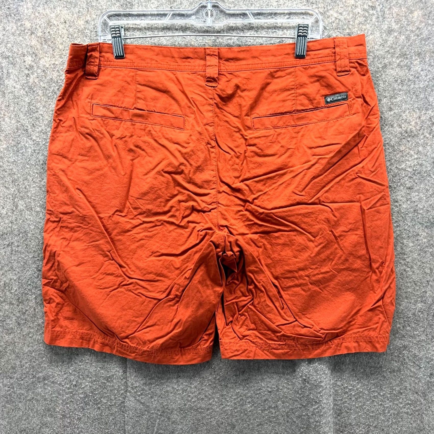 Vintage VINTAGE Columbia Shorts Mens 36 Chino Flat Front Button Orange Outdoor Casual Travel Summer Mens Size US 36 / EU 52 - 2 Thumbnail