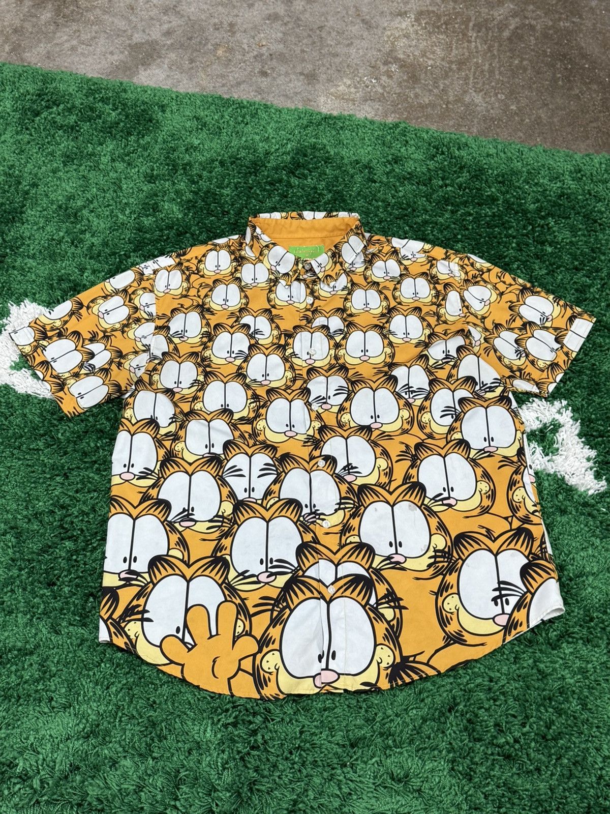 Nickelodeon RARE Nickelodeon Garfield All Over Print 2XL Camp Shirt RARE Size US XXL / EU 58 / 5 - 1 Thumbnail