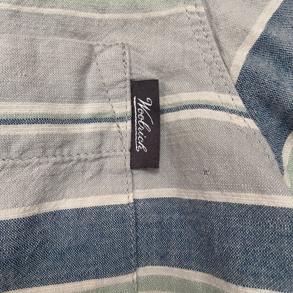 Woolrich Woolen Mills Woolrich Men’s Striped Button Up Shirt Size Medium Size US M / EU 48-50 / 2 - 8 Thumbnail