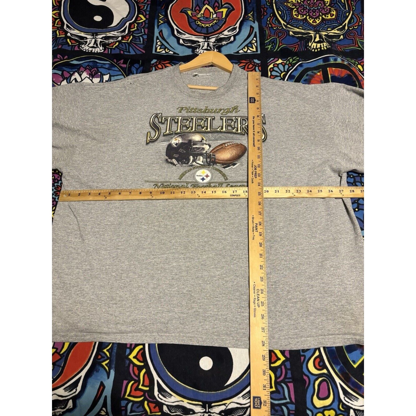 NFL vintage 90s pittsburgh steelers NFL football shirt grey Size US L / EU 52-54 / 3 - 6 Thumbnail