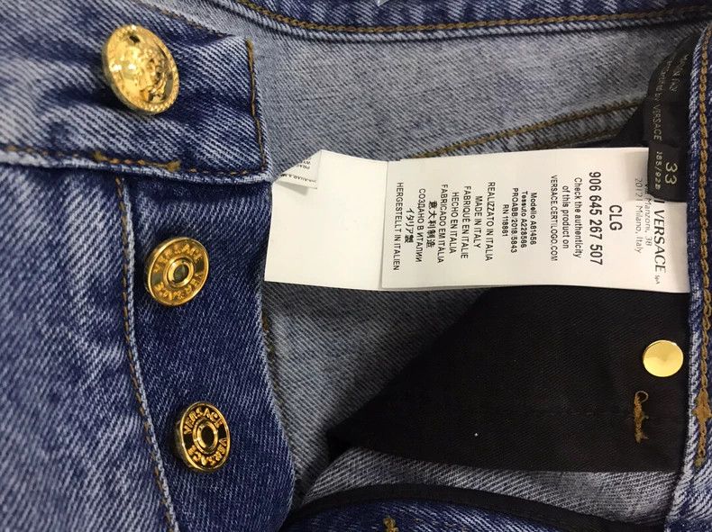 Versace Versace Graffiti jeans Size US 33 - 4 Thumbnail