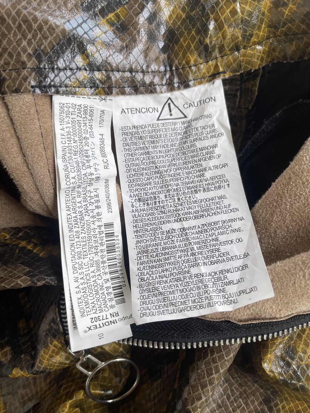 Zara Snake Printed Midi Skirts Size 28" / US 6 / IT 42 - 9 Thumbnail