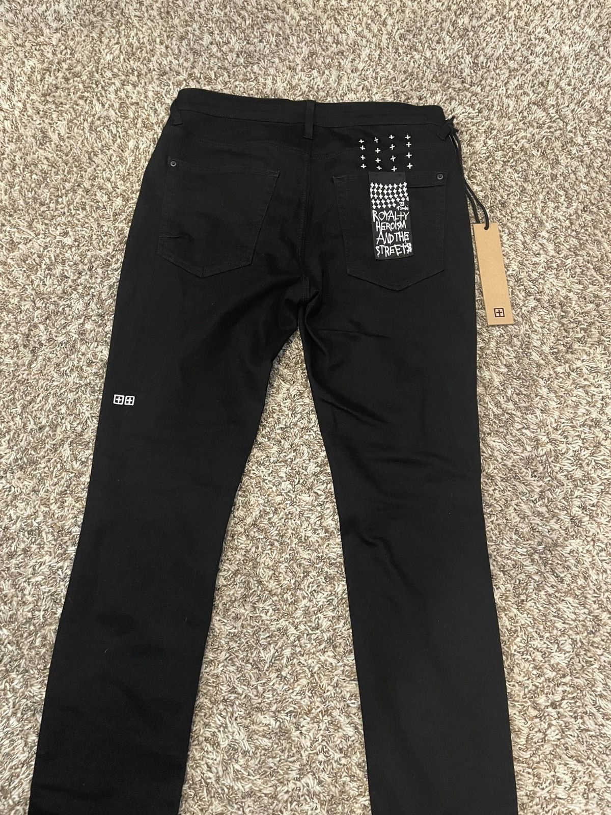 Ksubi VAN WINKLE BLACK REBEL Size US 31 - 1 Thumbnail