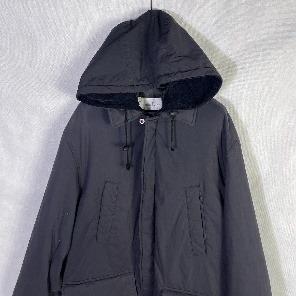 Christian Dior Monsieur Vintage Christian Dior Hooded Puffer Velvet Lining Jacket Size US M / EU 48-50 / 2 - 4 Thumbnail