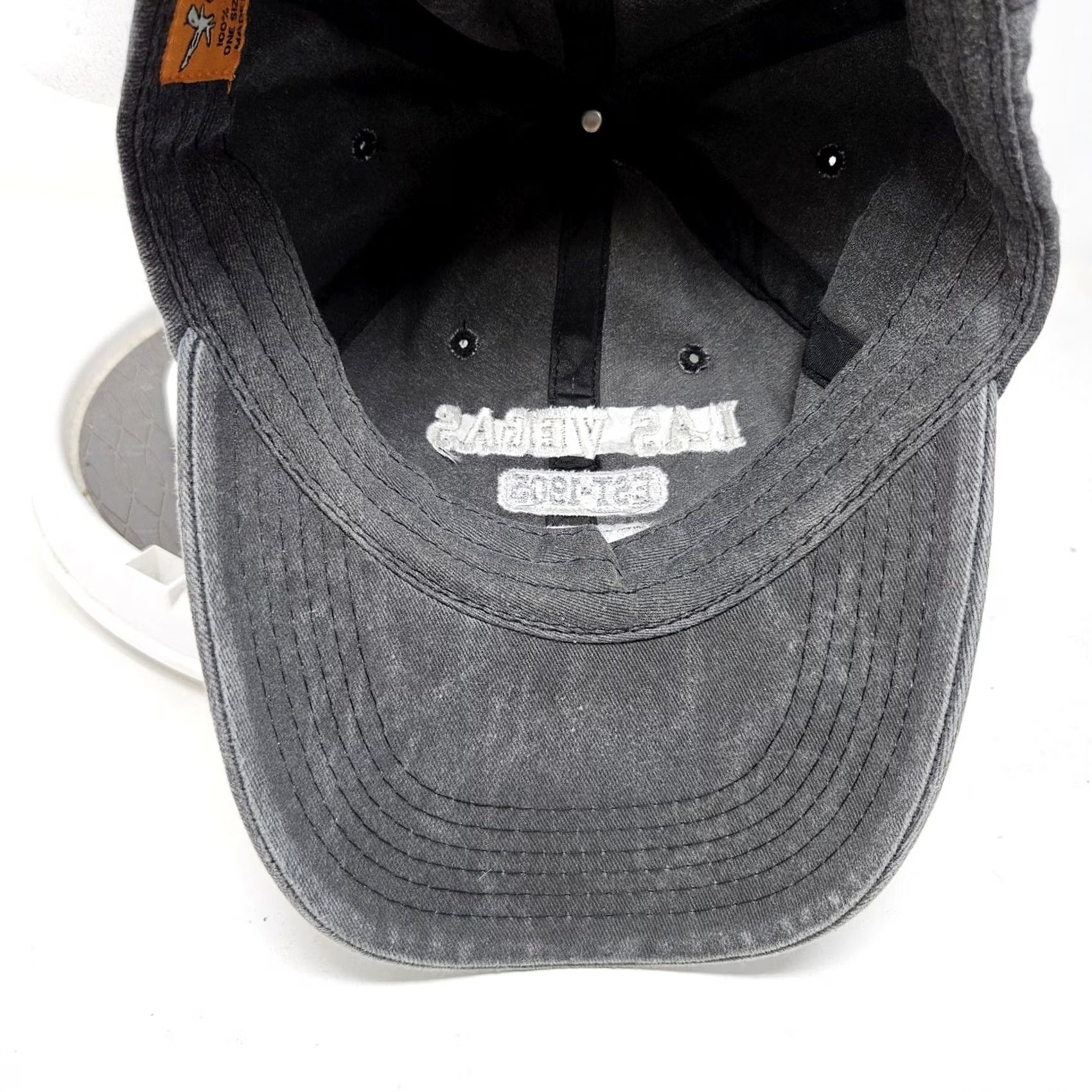 Vintage VINTAGE? No. Las Vegas Nevada Hat Cap Strap Back Embroidered Souvenir Outback America Mens Size ONE SIZE - 6 Thumbnail