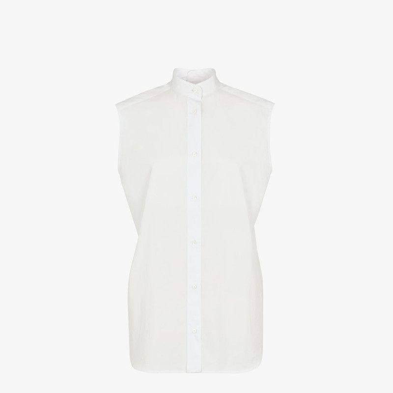 Fendi o1B3y1r0326 Shirt in White Size XS / US 0-2 / IT 36-38 - 1 Thumbnail