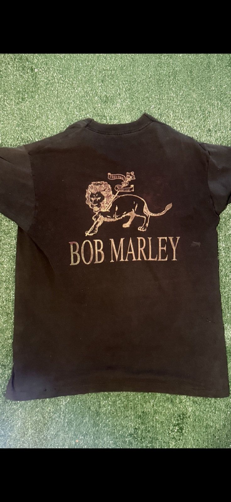 Vintage Vintage bob Marley t shirt Size US XL / EU 56 / 4 - 3 Thumbnail