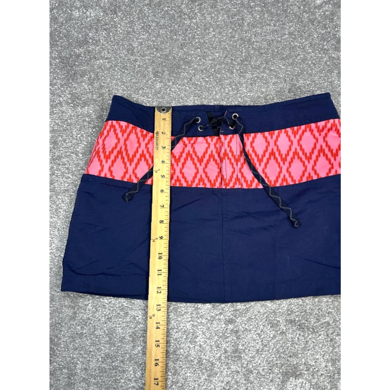 Patagonia Patagonia Board Swim Cover Up Skirtie Womens 6 Blue Logo Nylon Beach Swimwear Size ONE SIZE - 4 Thumbnail