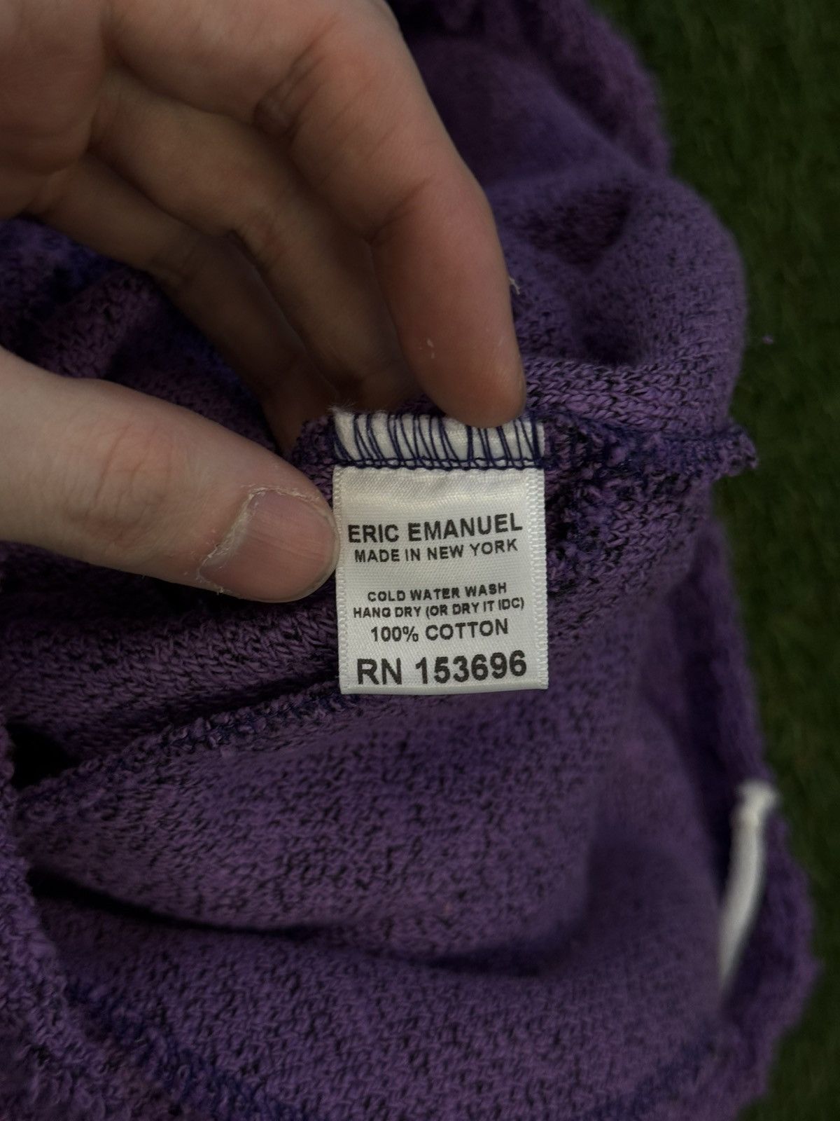 Eric Emanuel Eric Emanuel FW21 Purple Orange Boucle Sweatpants Size (M) Size US 31 - 7 Thumbnail