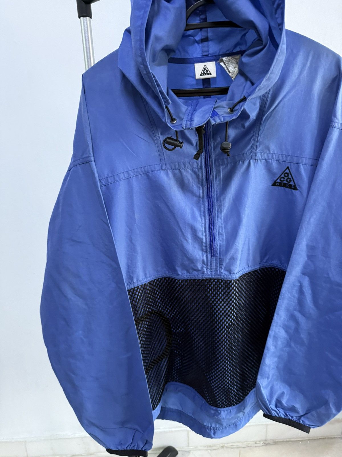 Nike ACG Nike ACG blue pullover anorak jacket black mesh pocket Size US L / EU 52-54 / 3 - 4 Thumbnail