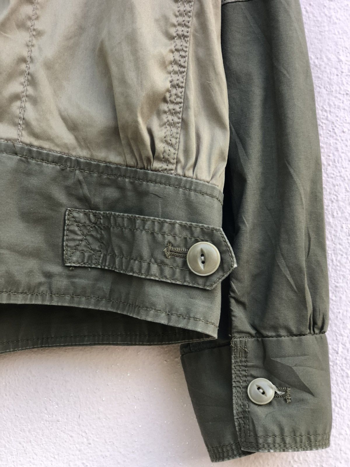 Issey Miyake 20020801PLST IM Two Tone Colour Military Style Jacket Size US S / EU 44-46 / 1 - 11 Thumbnail