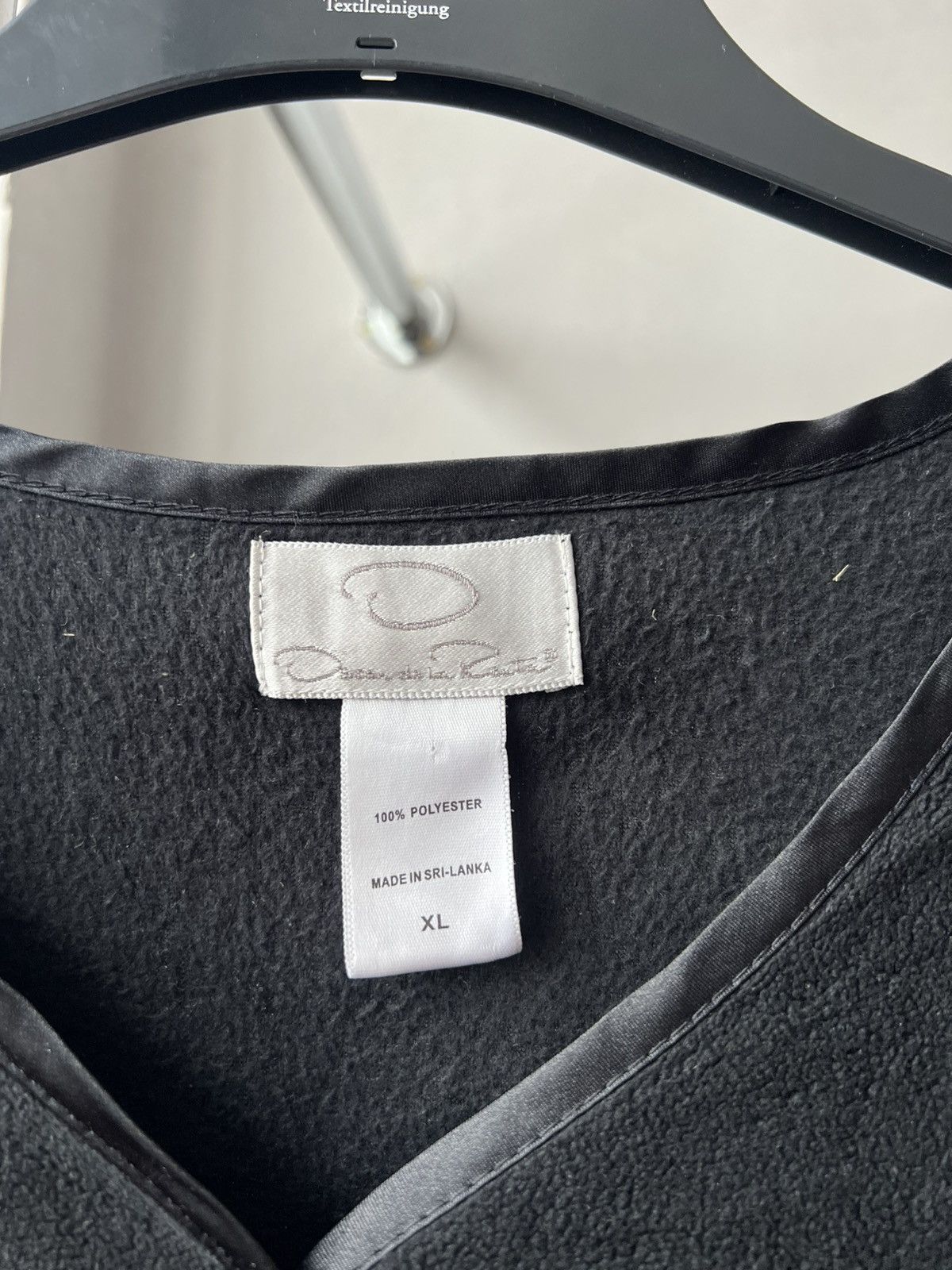 Oscar De La Renta OSCAR DE LA RENTA BLACK TEDDY WOMEN LONG SLEEVE XL Size XL / US 12-14 / IT 48-50 - 6 Thumbnail