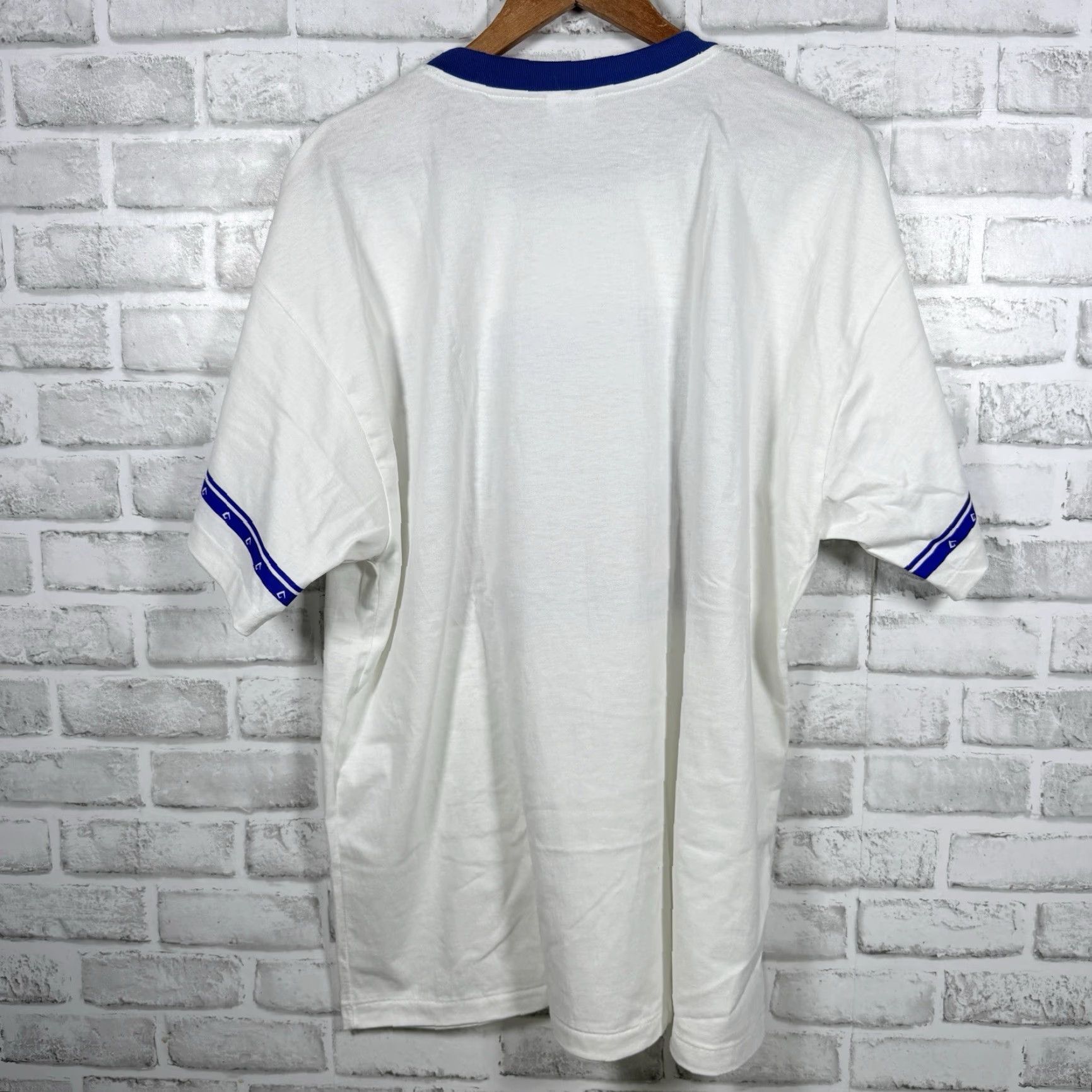 Vintage VTG MEXICO Unbranded Polyester Blend White Graphic Tee Mens Size XL SINGLE STITCH Manolas Stitch Size US XL / EU 56 / 4 - 5 Thumbnail
