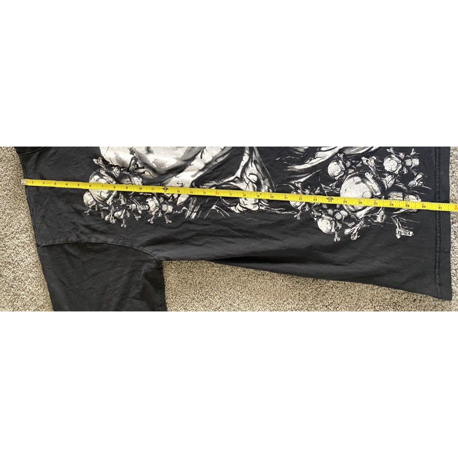 Griffin VINTAGE Griffin T-Shirt Men XL Black Skull 100% Cotton Sports Grunge 90s Short Sleeve Mens Size US XL / EU 56 / 4 - 4 Thumbnail