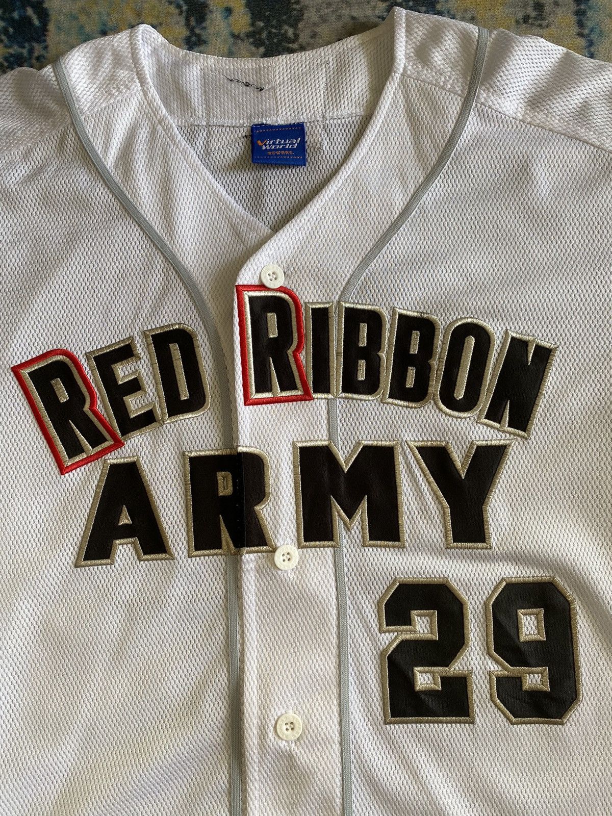 Anime × Vintage VTG ANIMA DRAGON BALL Z, RED RIBBON ARMY (RR) Size US L / EU 52-54 / 3 - 2 Thumbnail