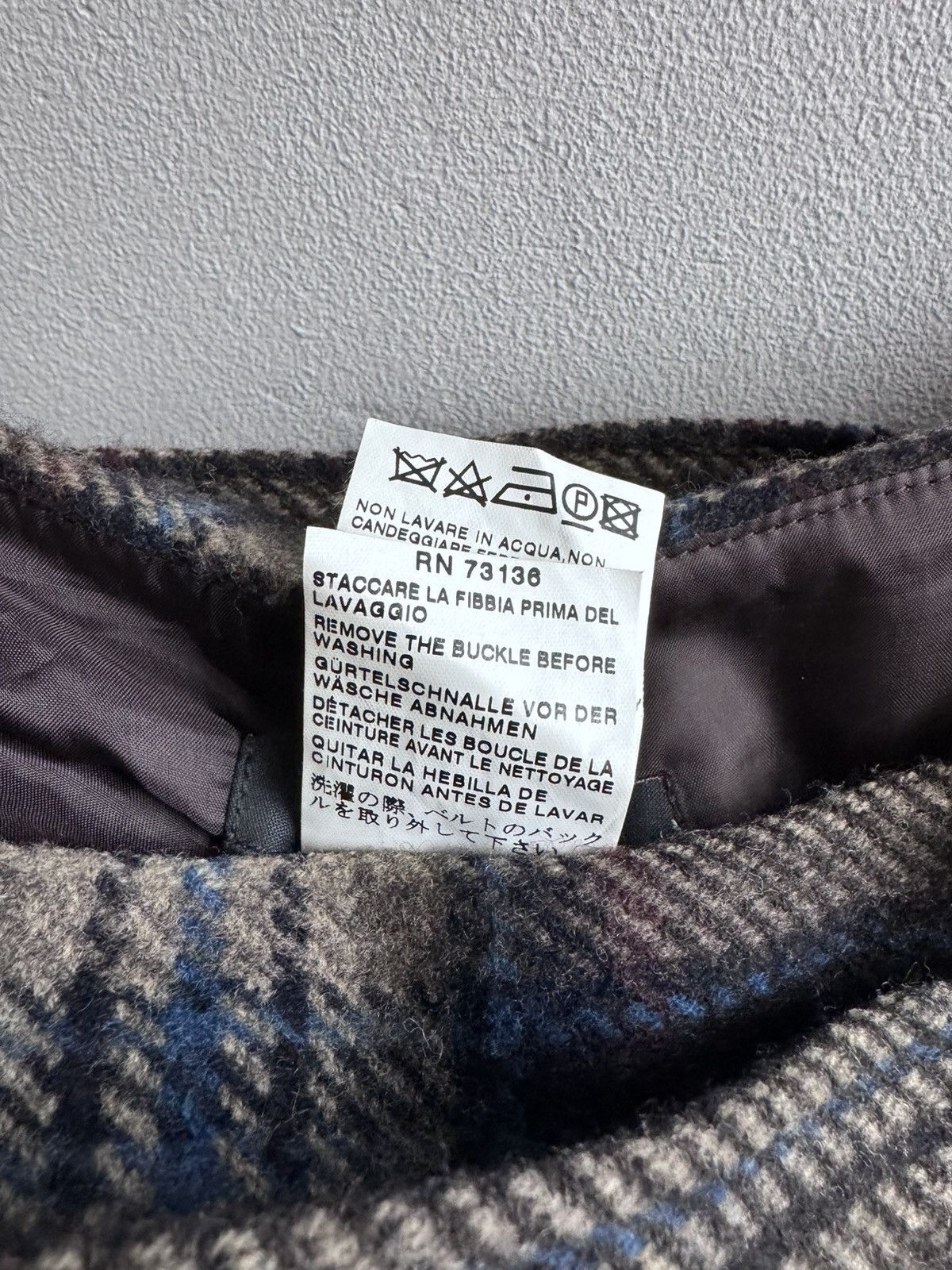 Max Mara Weekend Max Mara Wool Blend Plaid Skirt Size 30" / US 8 / IT 44 - 9 Thumbnail
