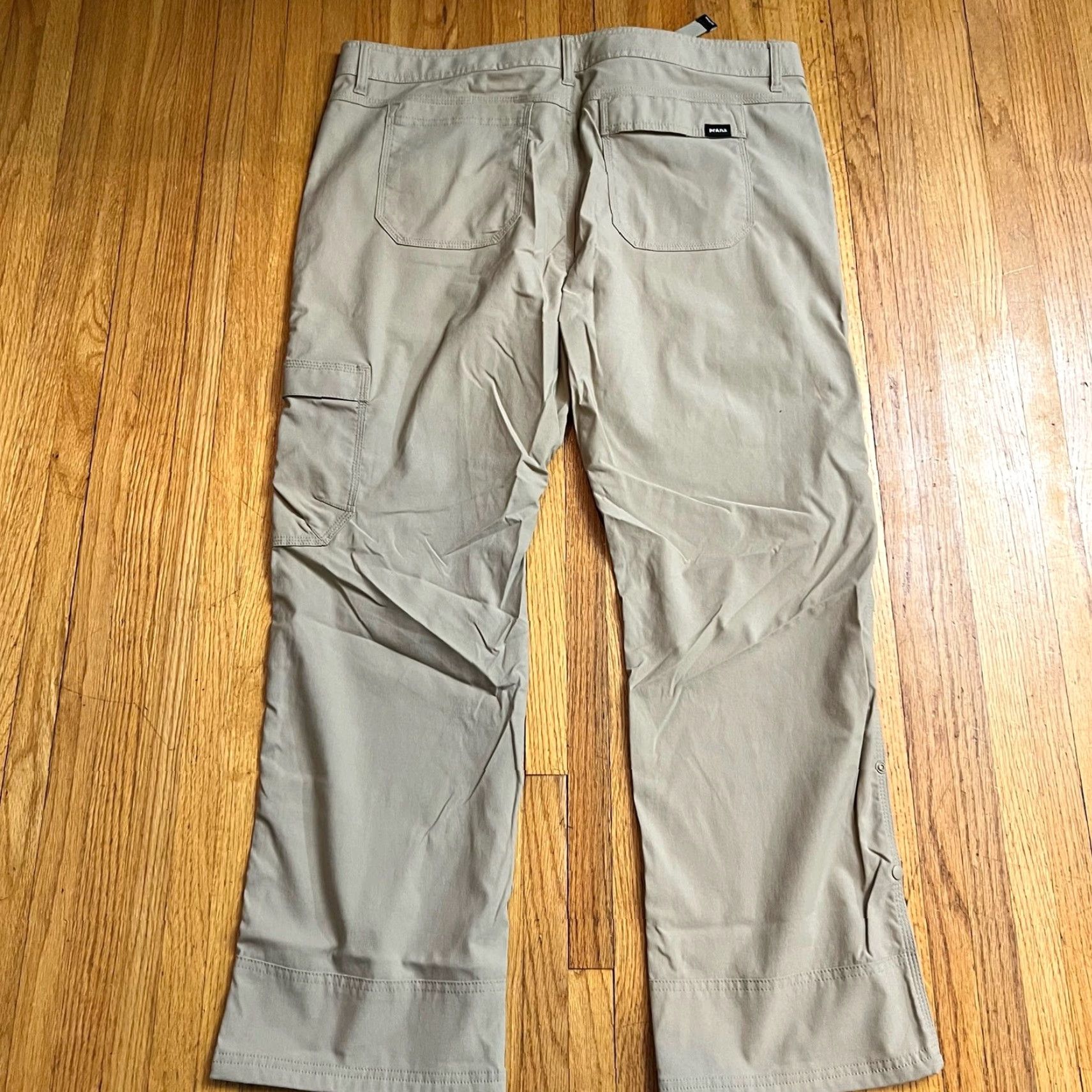 Prana Prana Pants Mens 40 Beige STRETCH ZION II RegularFit Cargo Hiking Regular Mens 40 Beige 29in Inseam Size US 40 / EU 56 - 4 Thumbnail