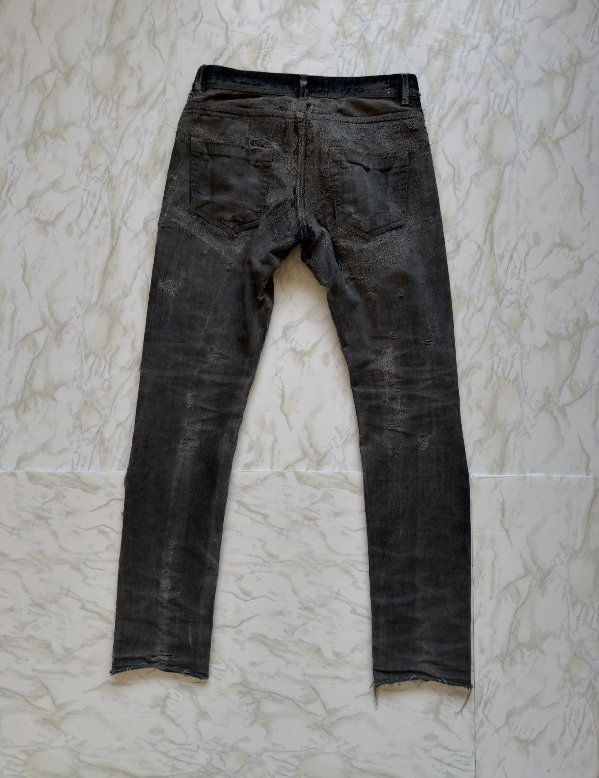 Rick Owens Drkshdw Rick Owens Hogwash Detroit Cut Denim Size US 29 - 2 Thumbnail