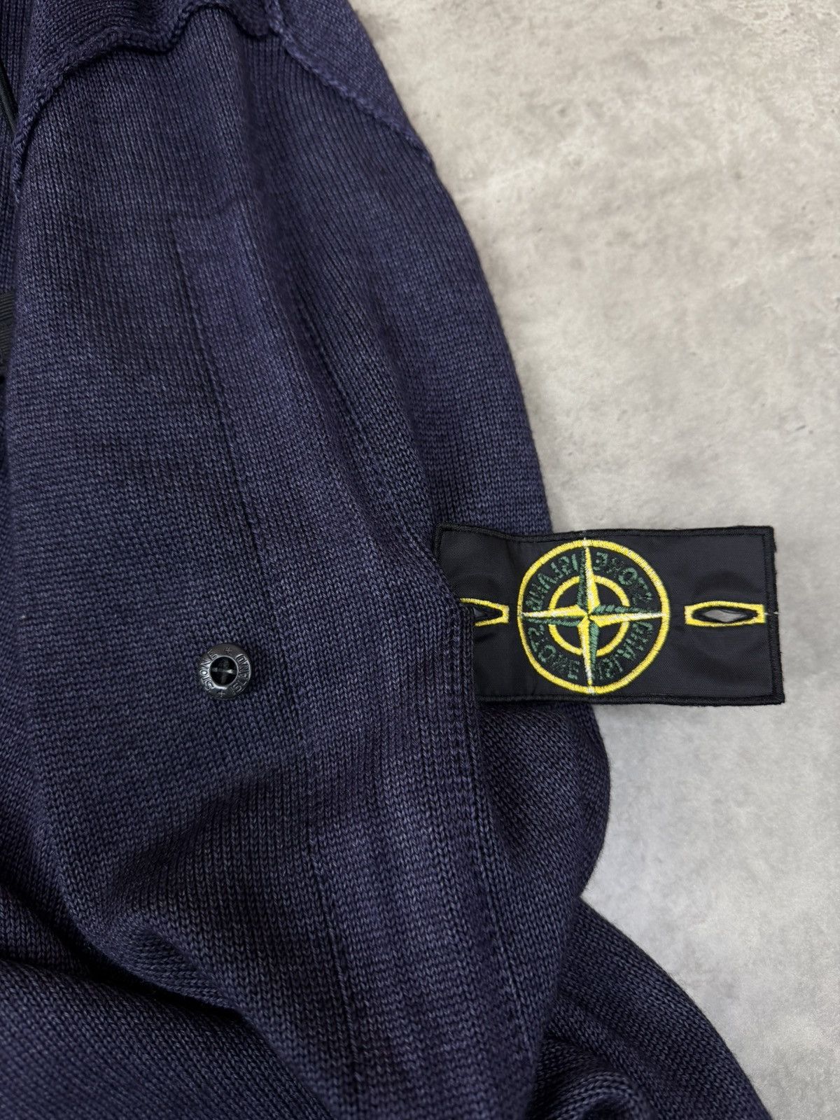 Stone Island Stone Island Fast Dye-Air Brush Wool Sweater Size M Size US M / EU 48-50 / 2 - 15 Thumbnail