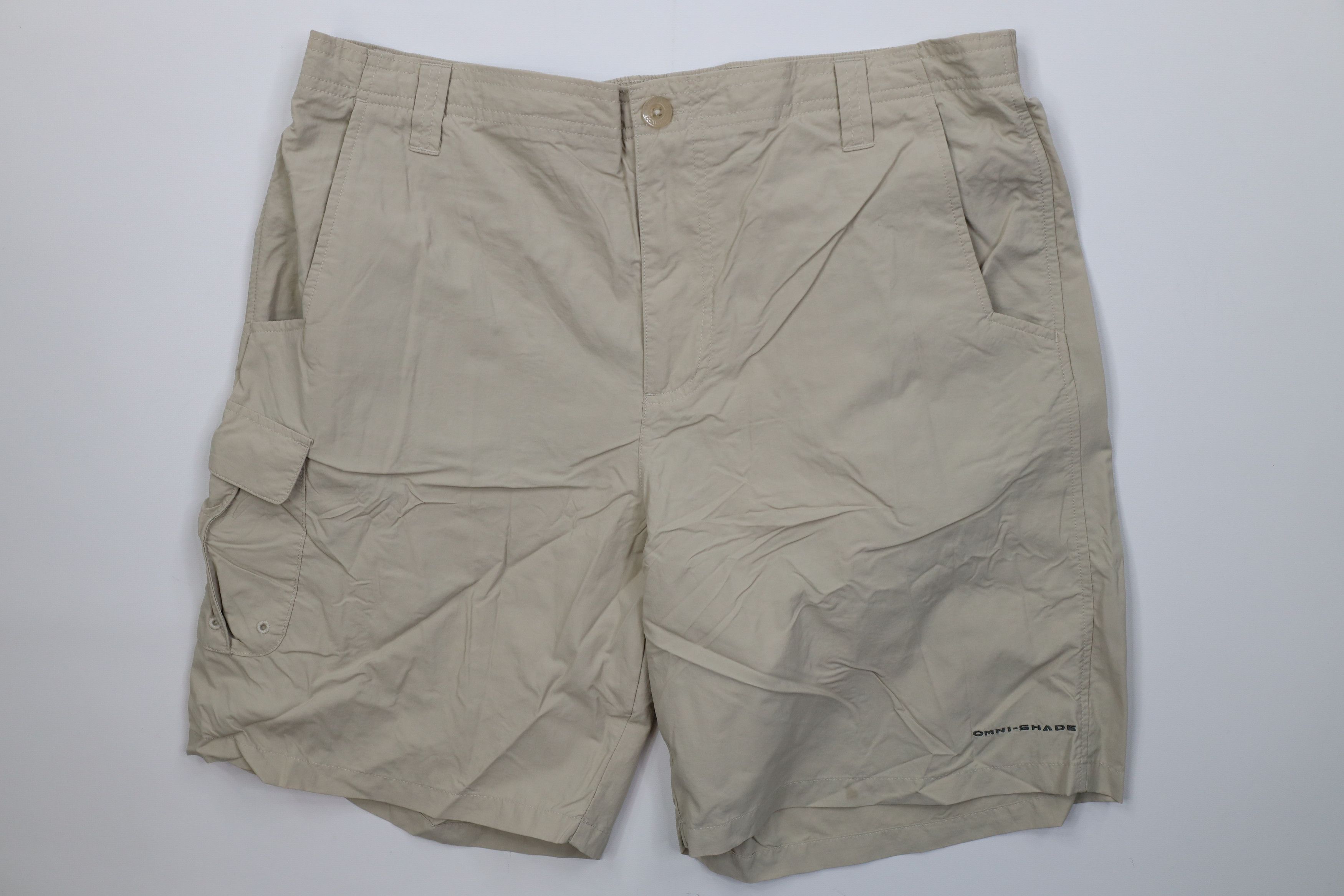 Columbia Vintage Y2K Columbia PFG Fishing Gear Above Knee Shorts Size US 34 / EU 50 - 1 Thumbnail