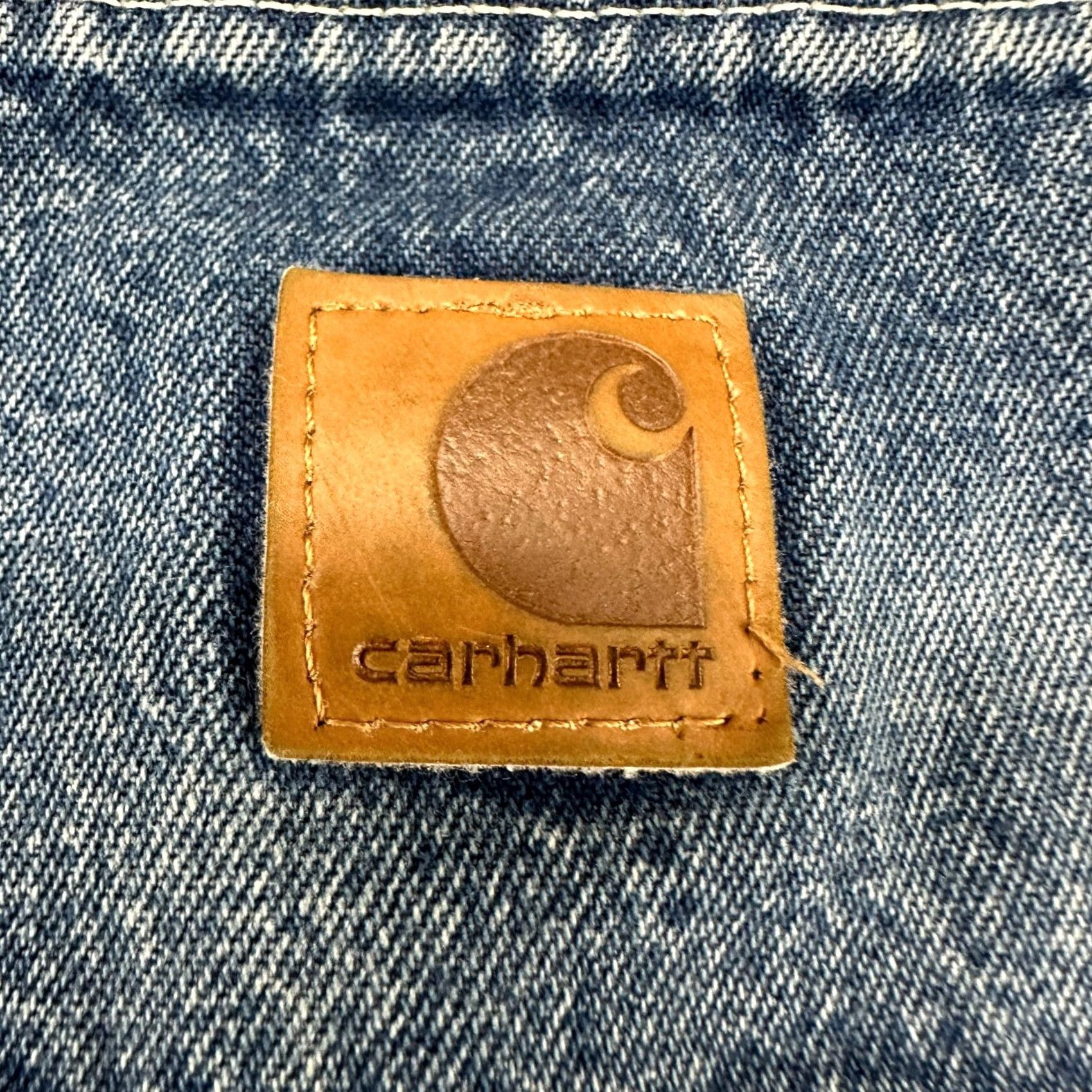 Carhartt VINTAGE Carhartt Jeans Mens 34x28 Blue Carpenter Loose Original Fit Baggy Y2K Size US 34 / EU 50 - 3 Thumbnail