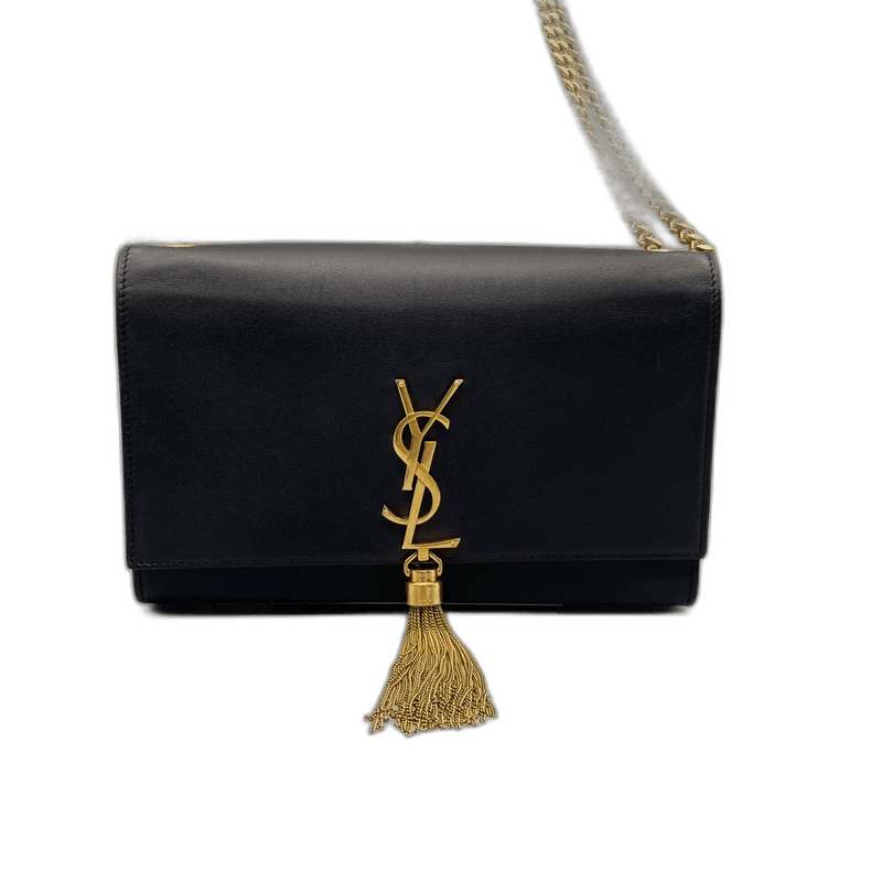 YVES Saint Laurent YSL Kate Chain Crossbody Bag With Tassel in Black, Men's