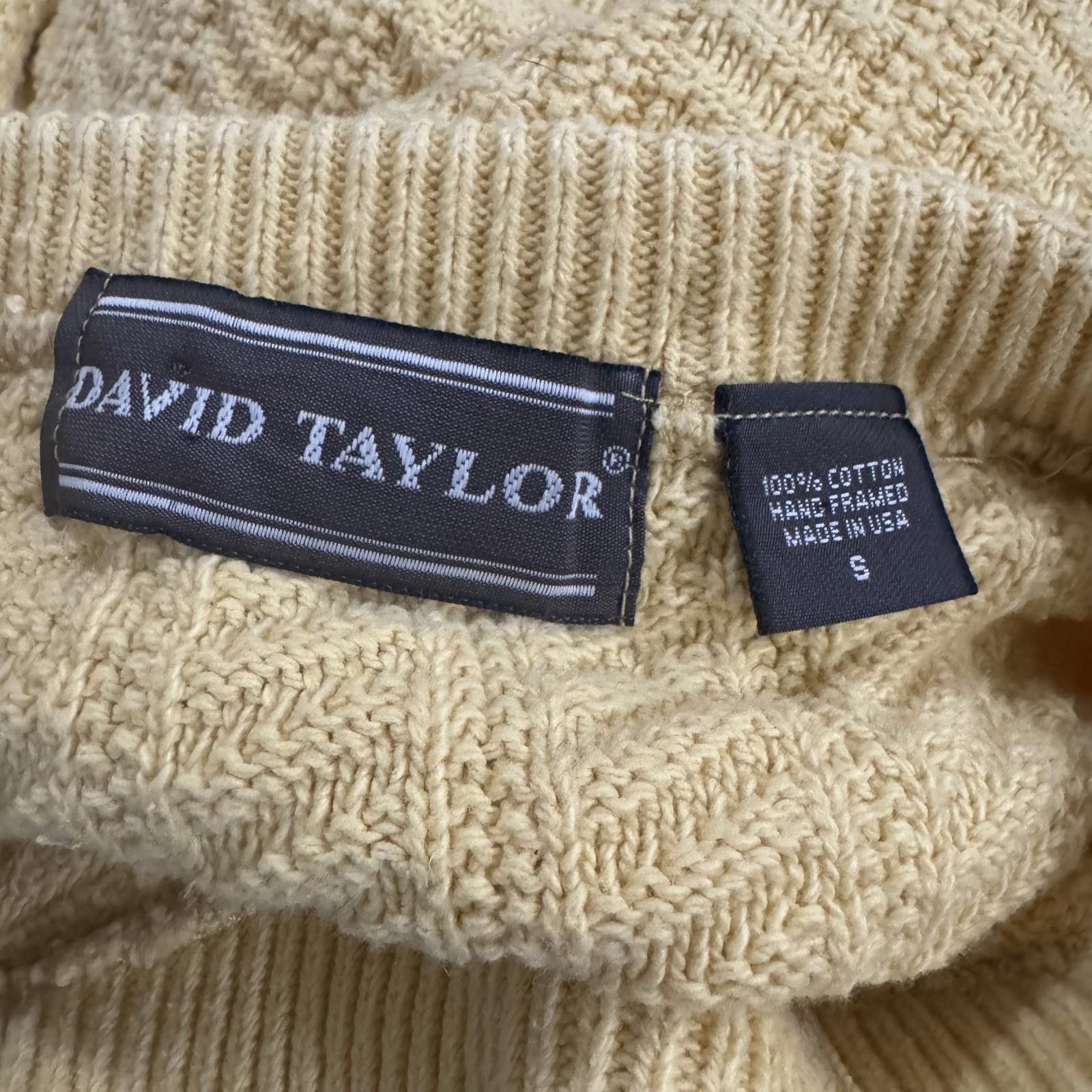 David Taylor Vintage 90s Knit Sweater David Taylor Size S Size US S / EU 44-46 / 1 - 4 Thumbnail