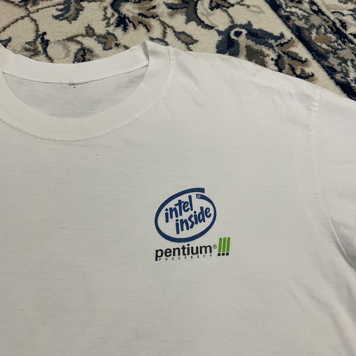 Microsoft × Vintage Vintage Microsoft Intel Intern Program T Shirt Size US L / EU 52-54 / 3 - 2 Thumbnail