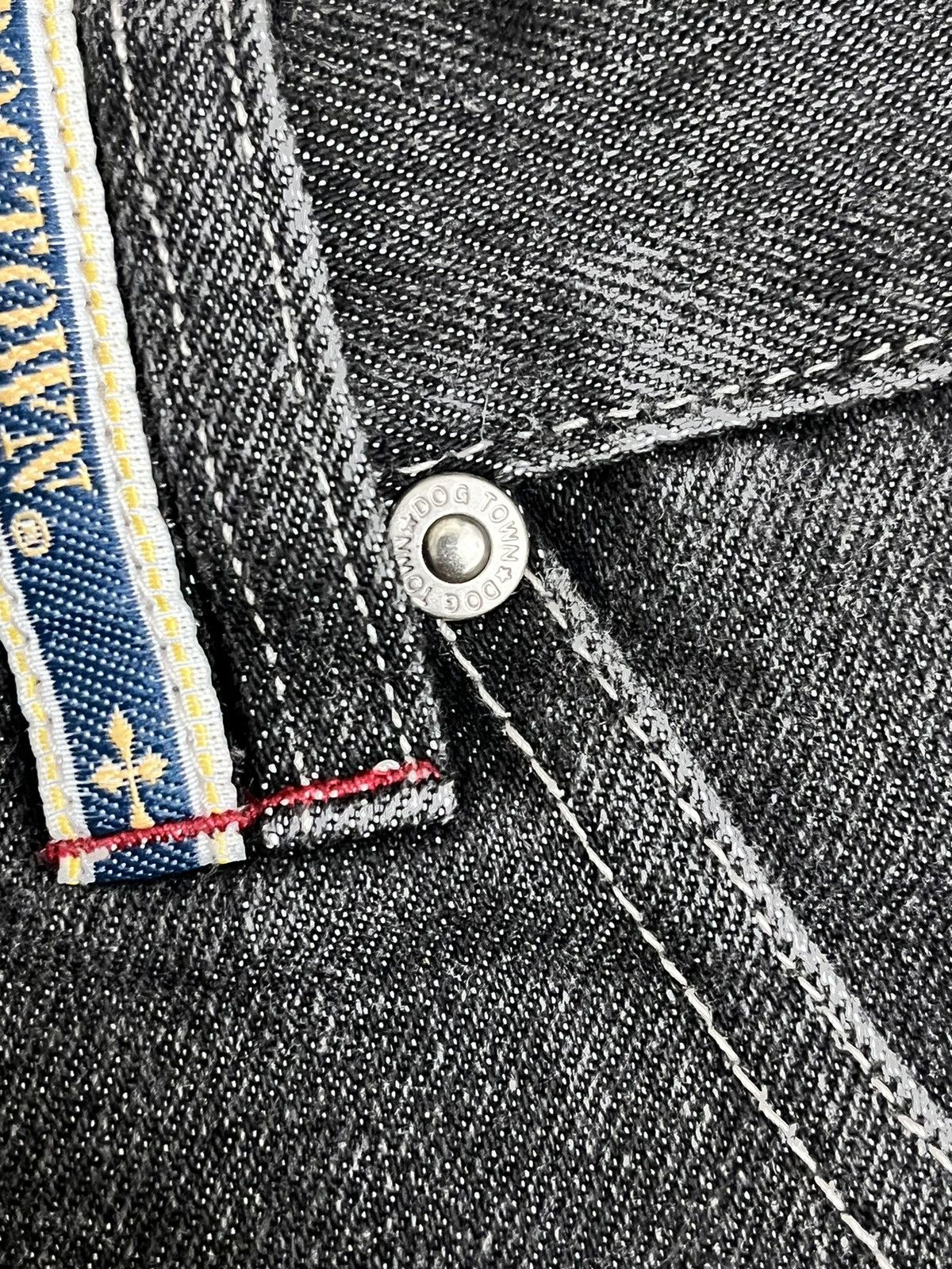 Dogtown Vintage Dogtown Skateboard Skull Denim Size US 31 - 8 Thumbnail