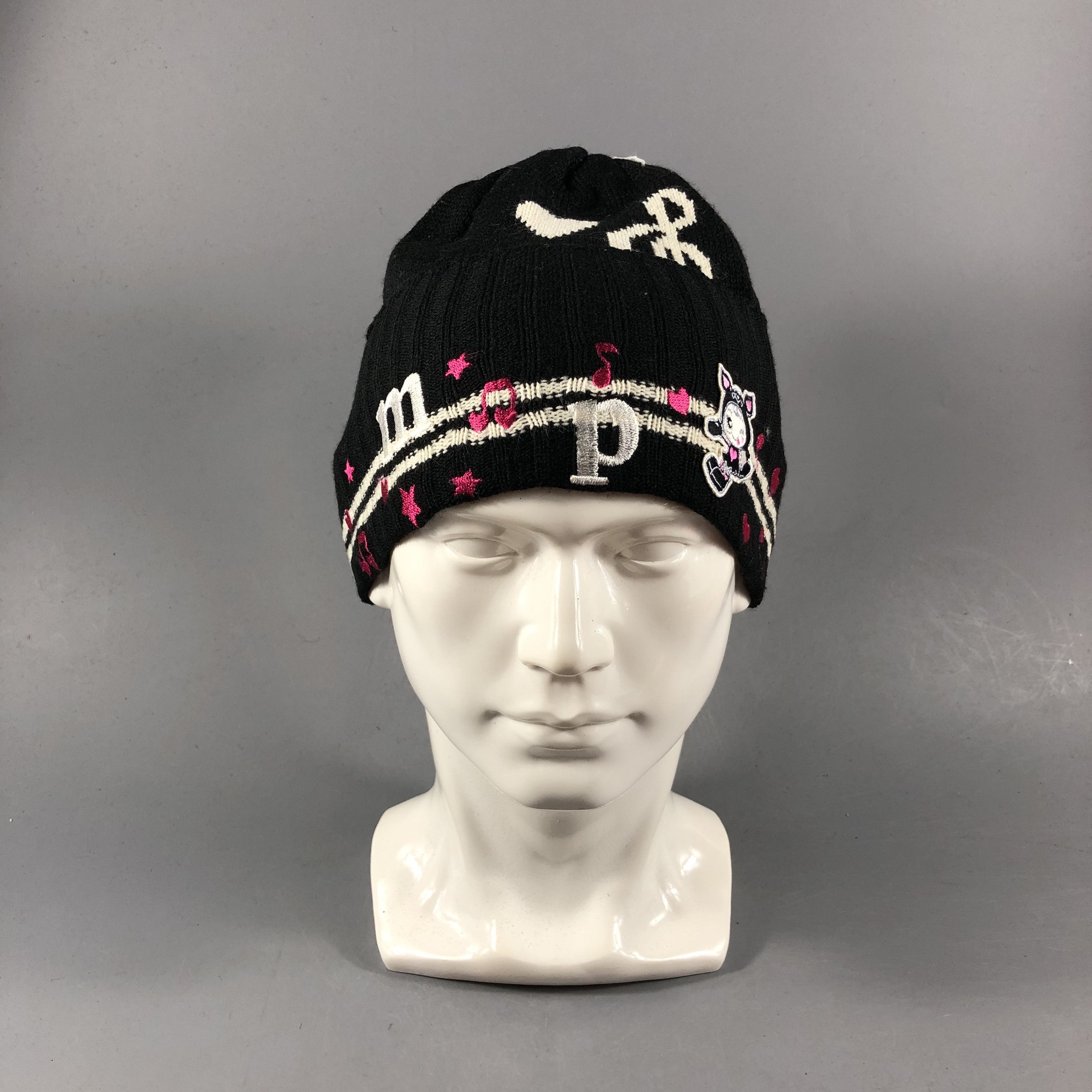 Japanese Brand Unknown MP Bobble Wool Beanie Snowcap Snow Hat B854 Size ONE SIZE - 1 Thumbnail