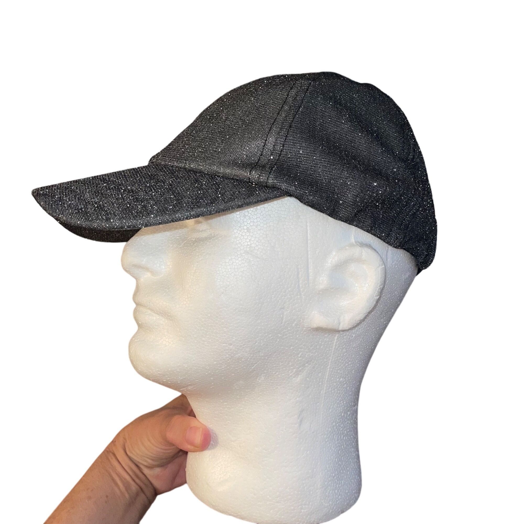 Other C C Womens Hats One Size Gray Metallic Extremely Size ONE SIZE - 2 Thumbnail