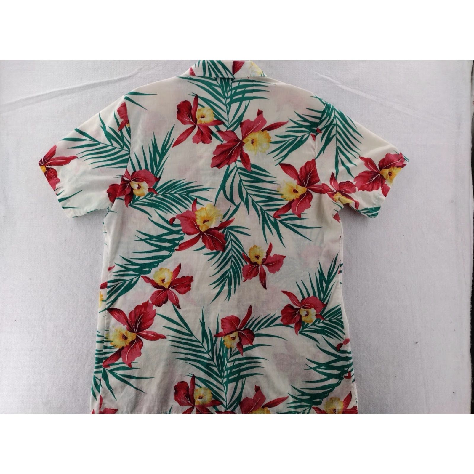 Vintage David Robert Shirt Mens Large Button-Down Cotton Aloha Pattern Hawaiian Shirt Size US L / EU 52-54 / 3 - 5 Thumbnail