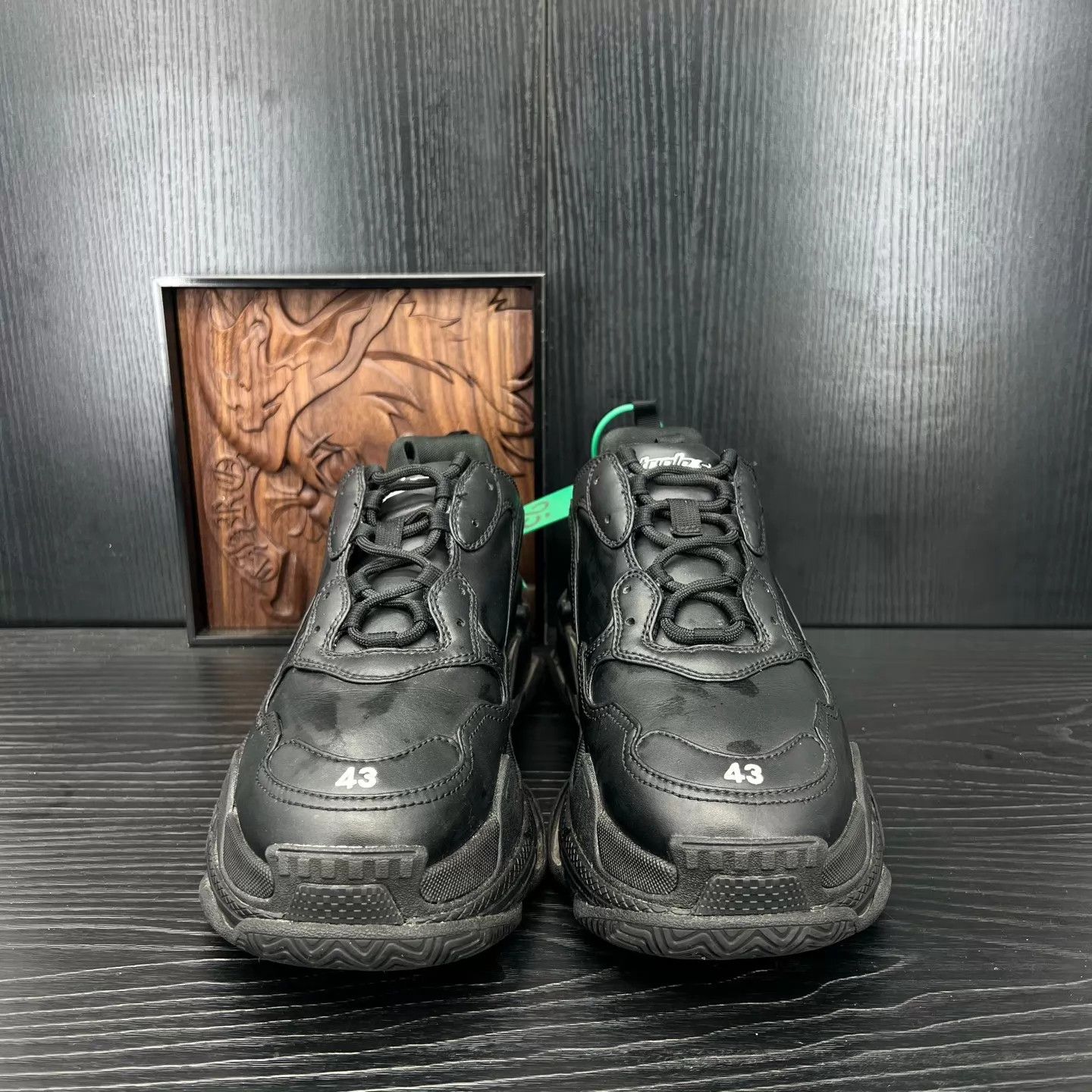 Balenciaga Balenciaga Triple S Black Size 43 Like New Original Box Size US 10 / EU 43 - 7 Thumbnail