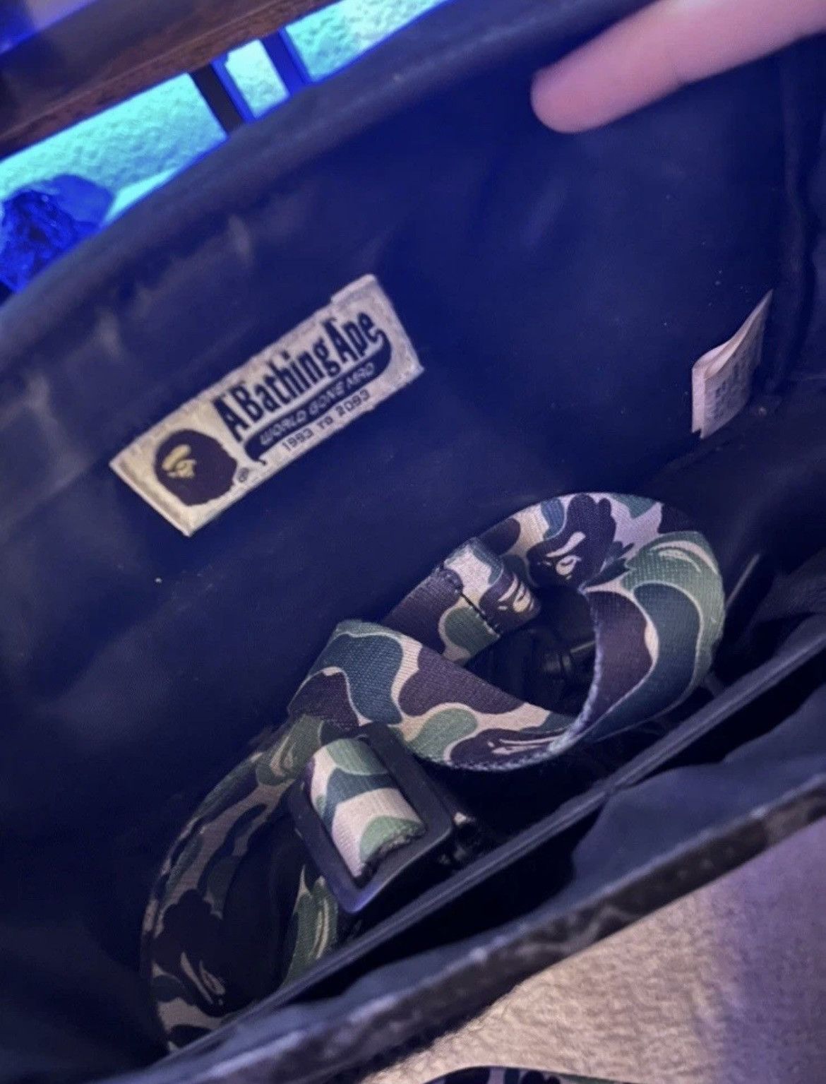 Bape RARE Bape A Bathing Ape 2017 ABC Camo Double Strap Sidebag Size ONE SIZE - 4 Thumbnail