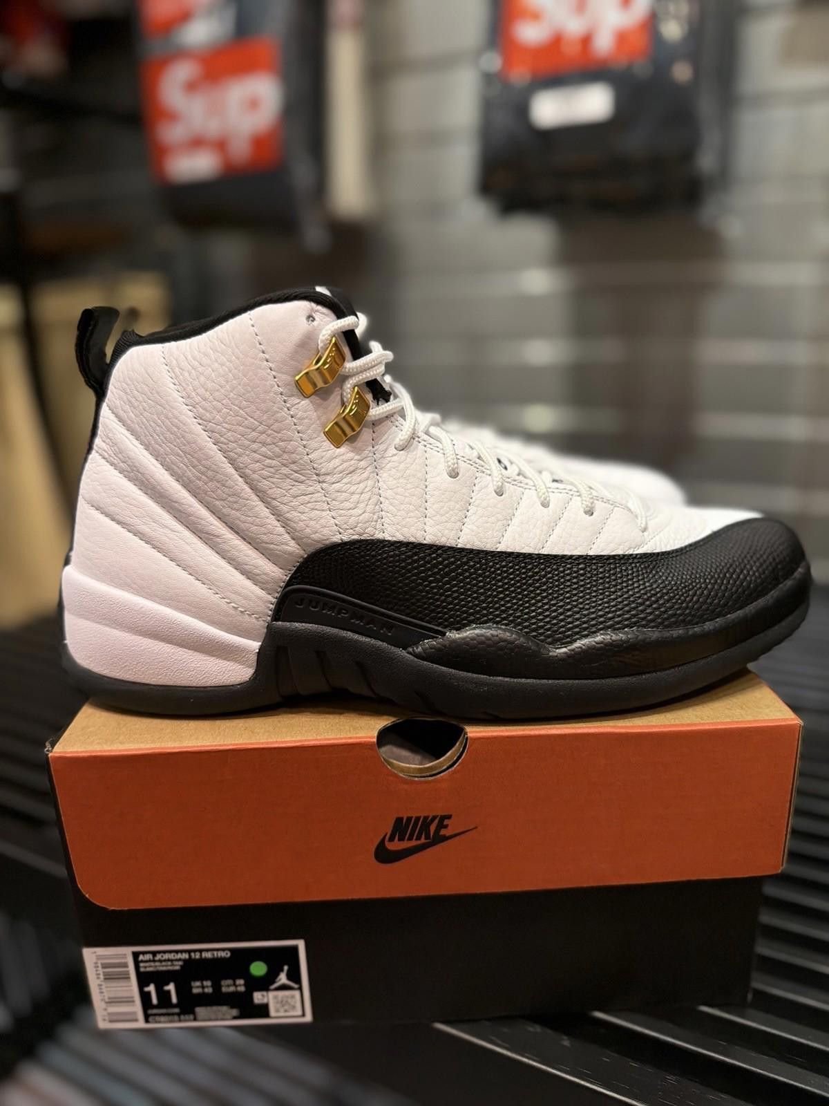 Jordan Brand Air Jordan 12 Retro Taxi 2025 Size 11 Brand New CT8013-117 Size US 11 / EU 44 - 10 Thumbnail