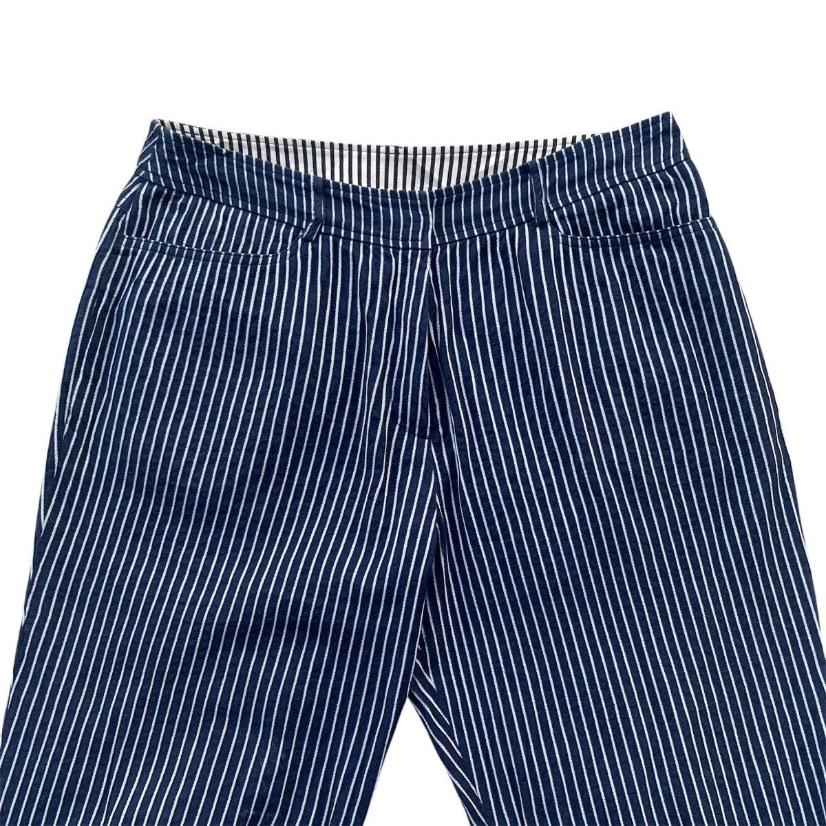 Lanvin LANVIN Sport Pinstripe Hickory Trousers Minimal Luxury Pants Size US 30 / EU 46 - 4 Thumbnail