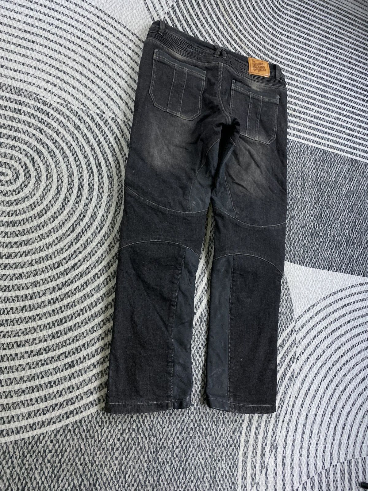 Designer The Designer Classic Tactical Biker Denim Pants Size US 35 - 5 Thumbnail