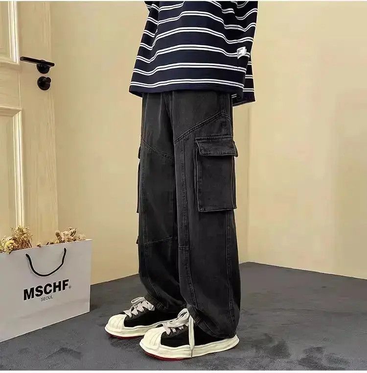 Japanese Brand Retro casual loose fitting jeans Size US 32 / EU 48 - 6 Thumbnail