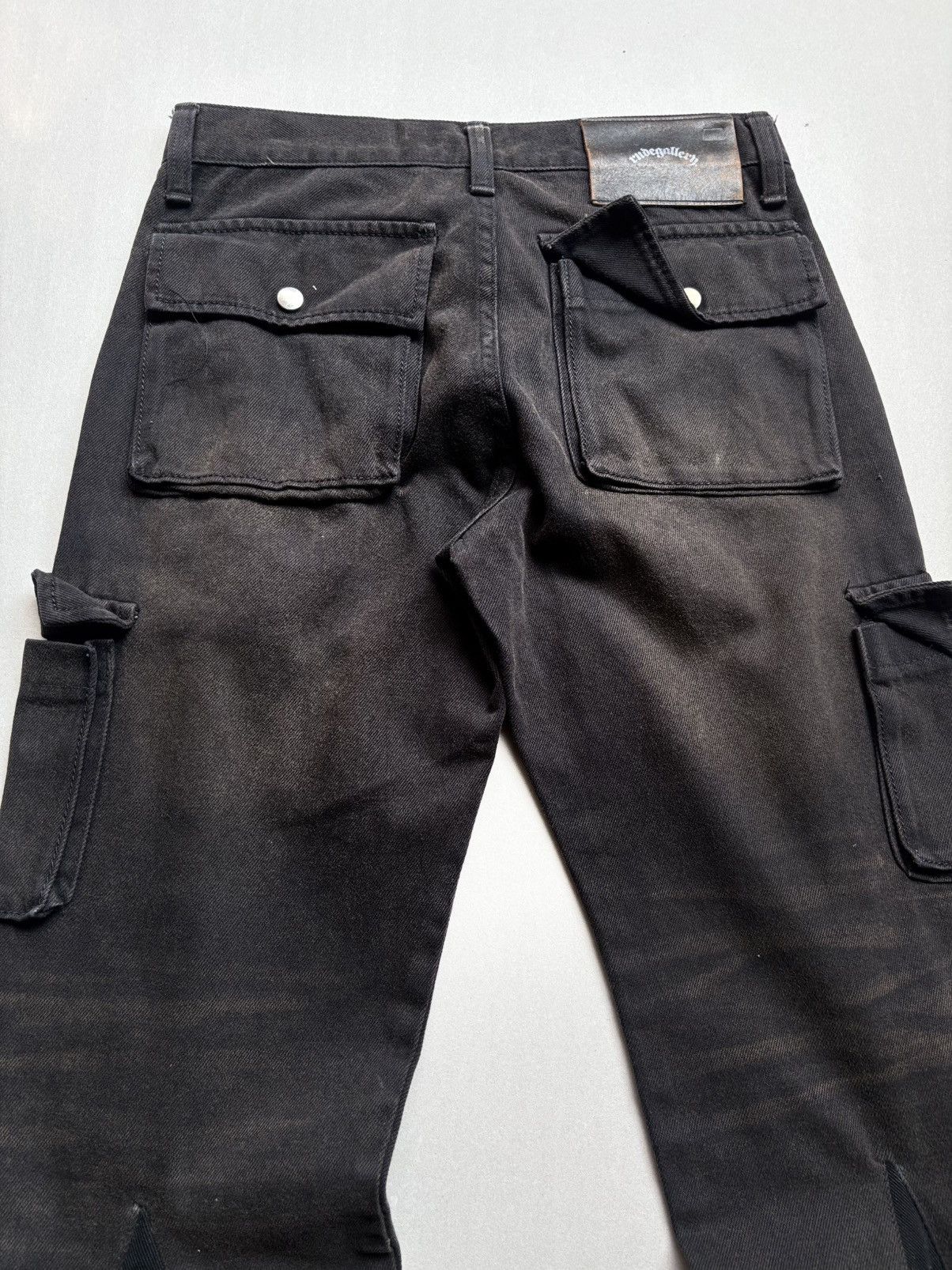 Japanese Brand rude gallery Relaxe flare cargo pants Size US 28 / EU 44 - 4 Thumbnail