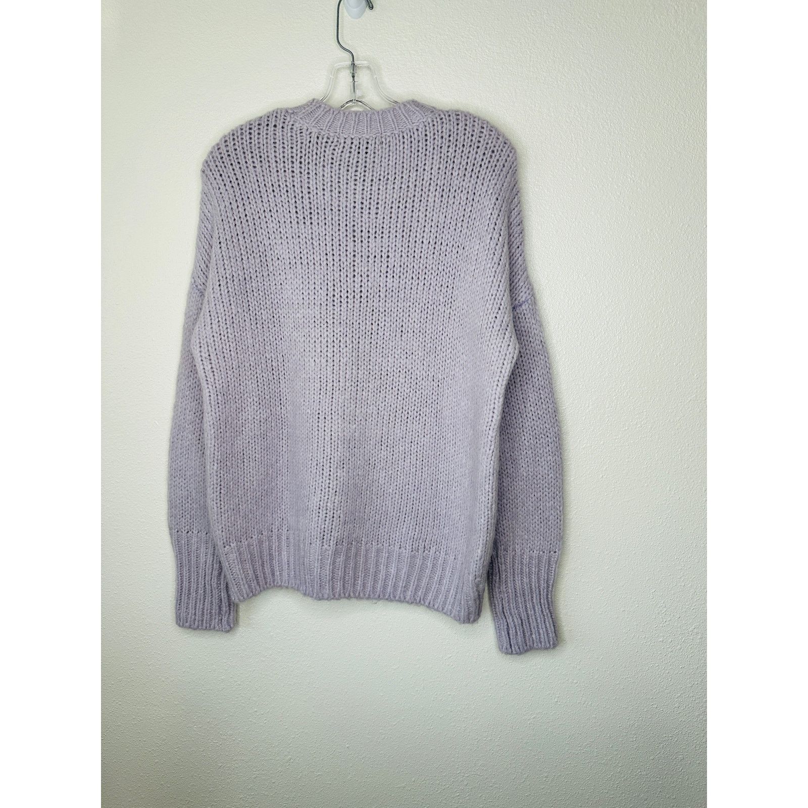 Sanctuary Sanctuary Purple Telluride Chunky Knit Long Sleeve Sweater S Size S / US 4 / IT 40 - 6 Thumbnail